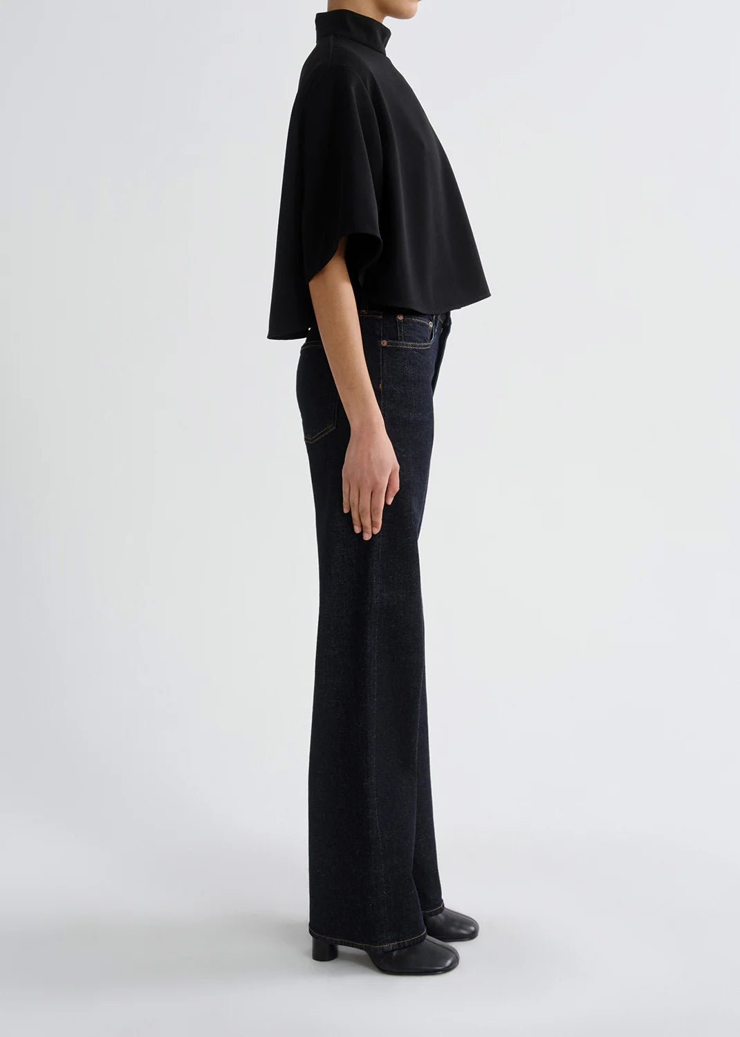 SASHA TEE (TENCEL JERSEY) in Black| AGOLDE (Kopie)