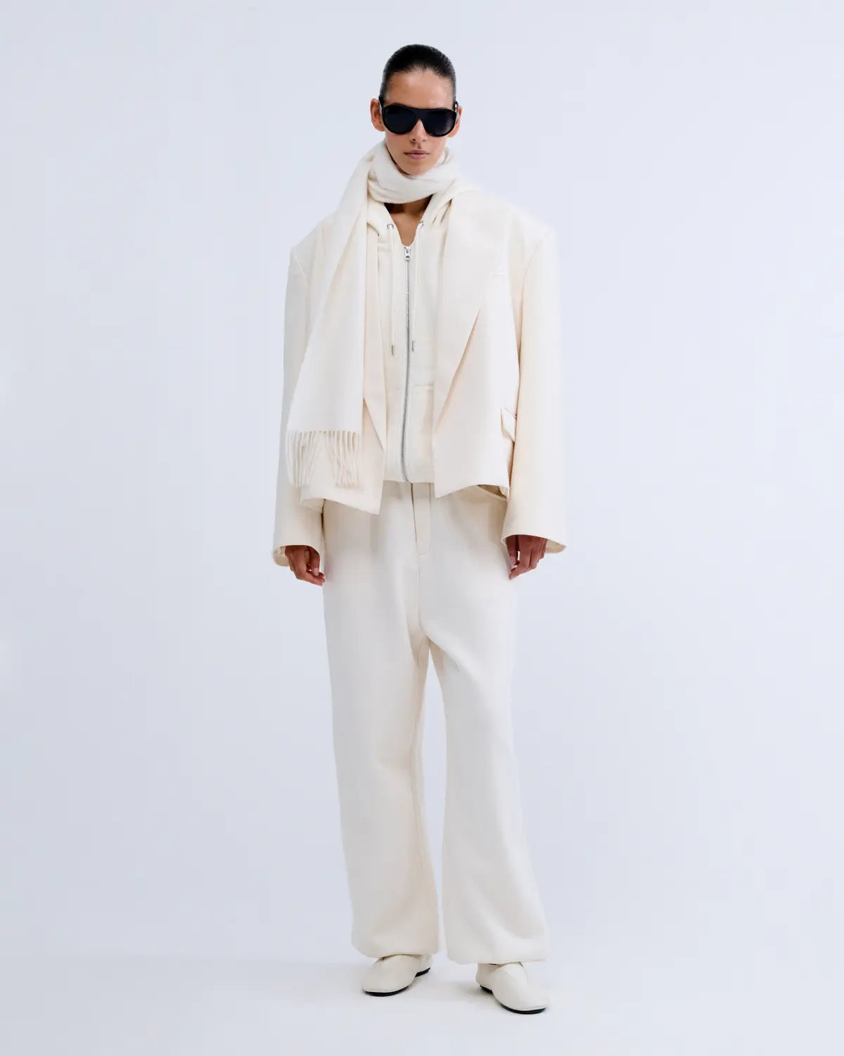 CARTER Loose fit joggers in Offwhite | Love Stories