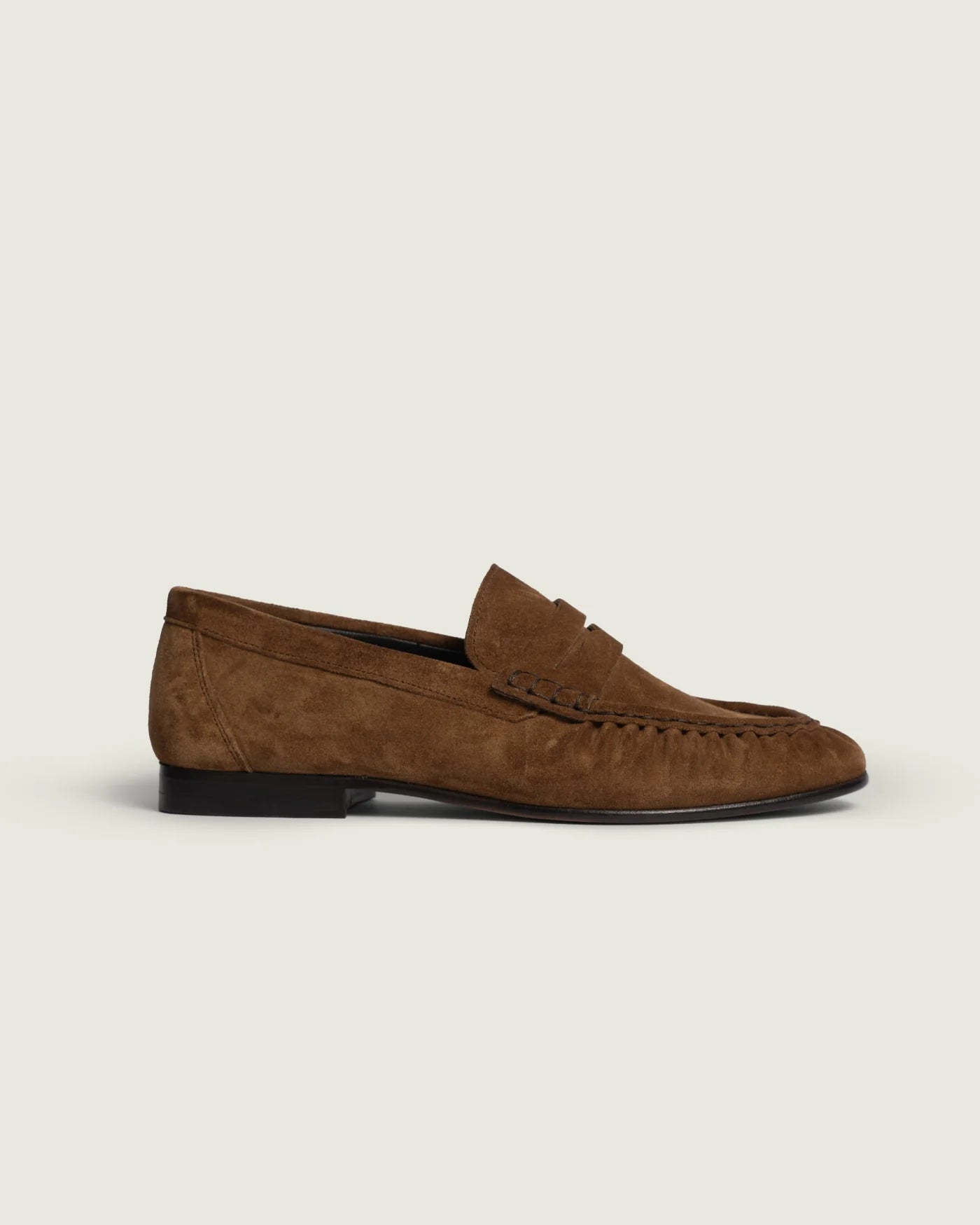 POSA | Penny Loafer Wrinkle -Leather Shiney in Cognac