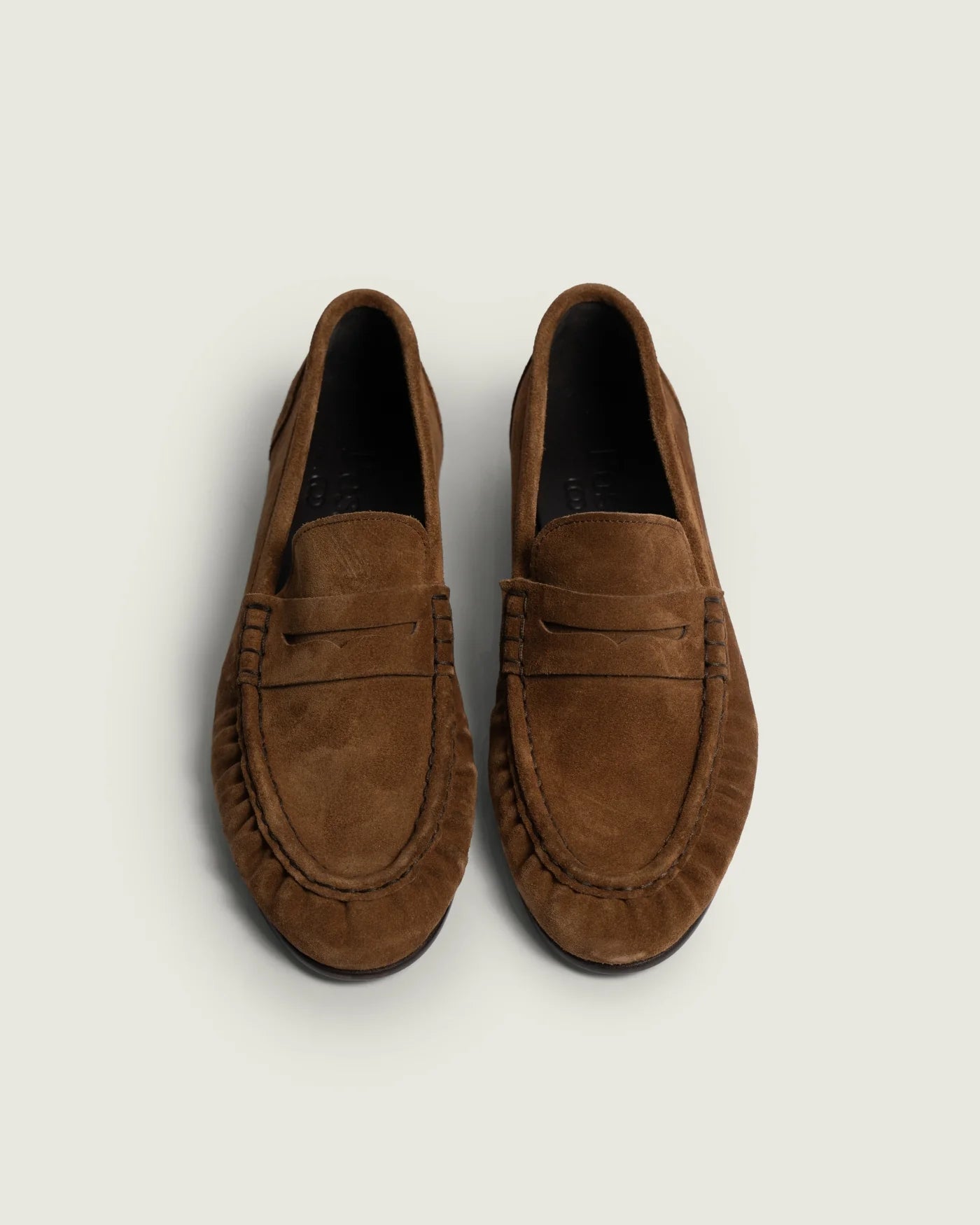 POSA | Penny Loafer Wrinkle -Leather Shiney in Cognac