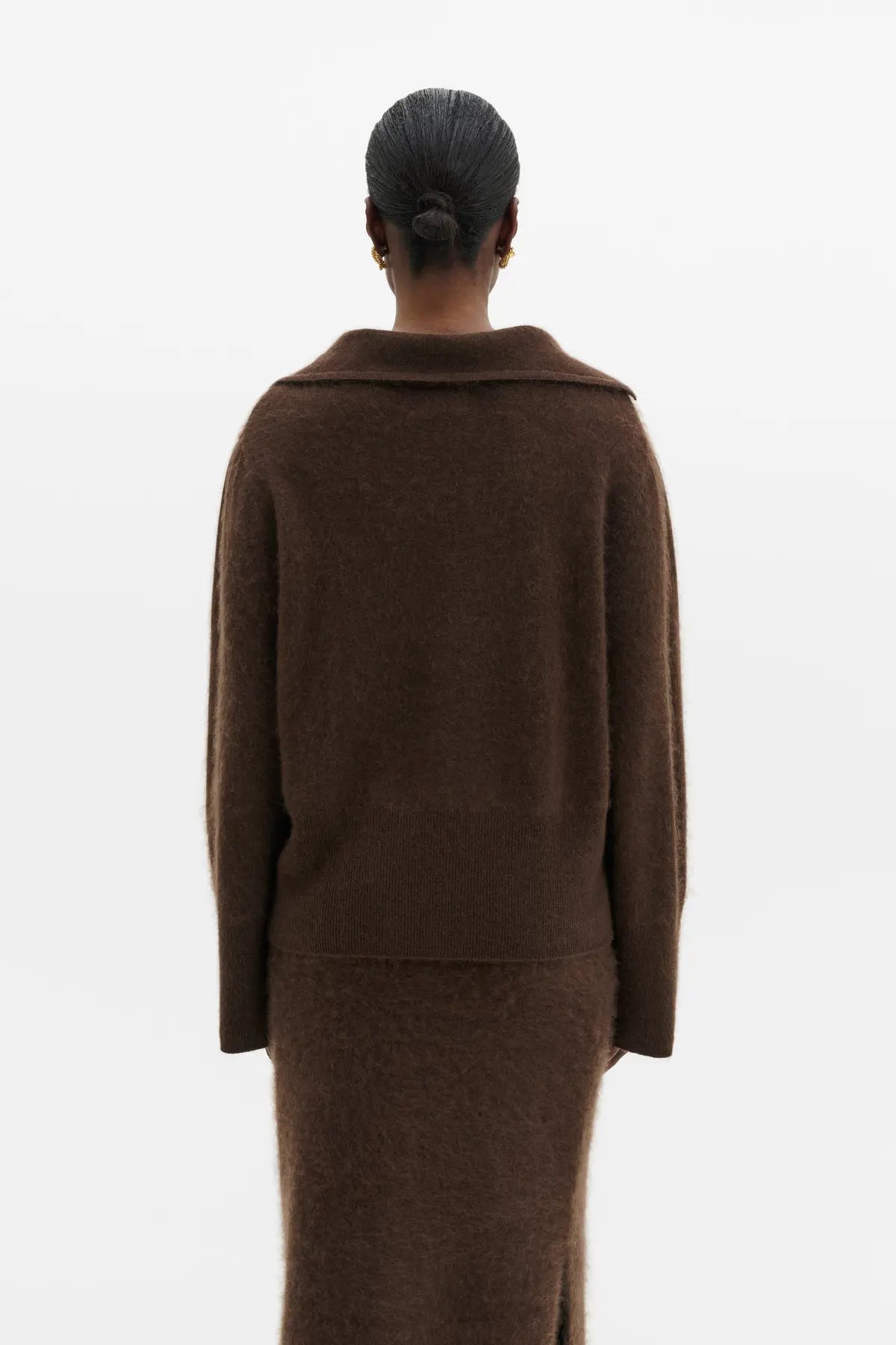 LILIAN STRICKJACKE Cardigan aus gebürsteter Kaschmirmischung | MALINA