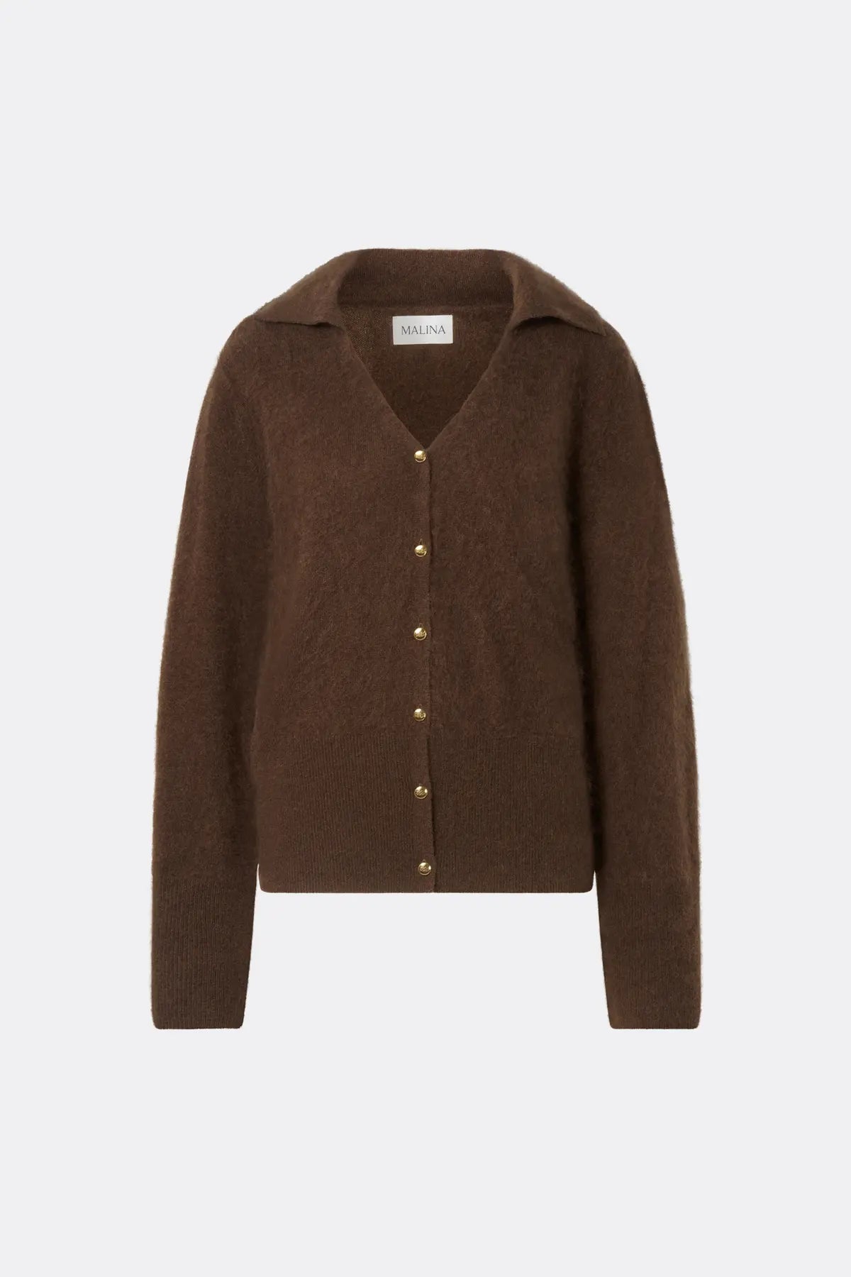 LILIAN STRICKJACKE Cardigan aus gebürsteter Kaschmirmischung | MALINA
