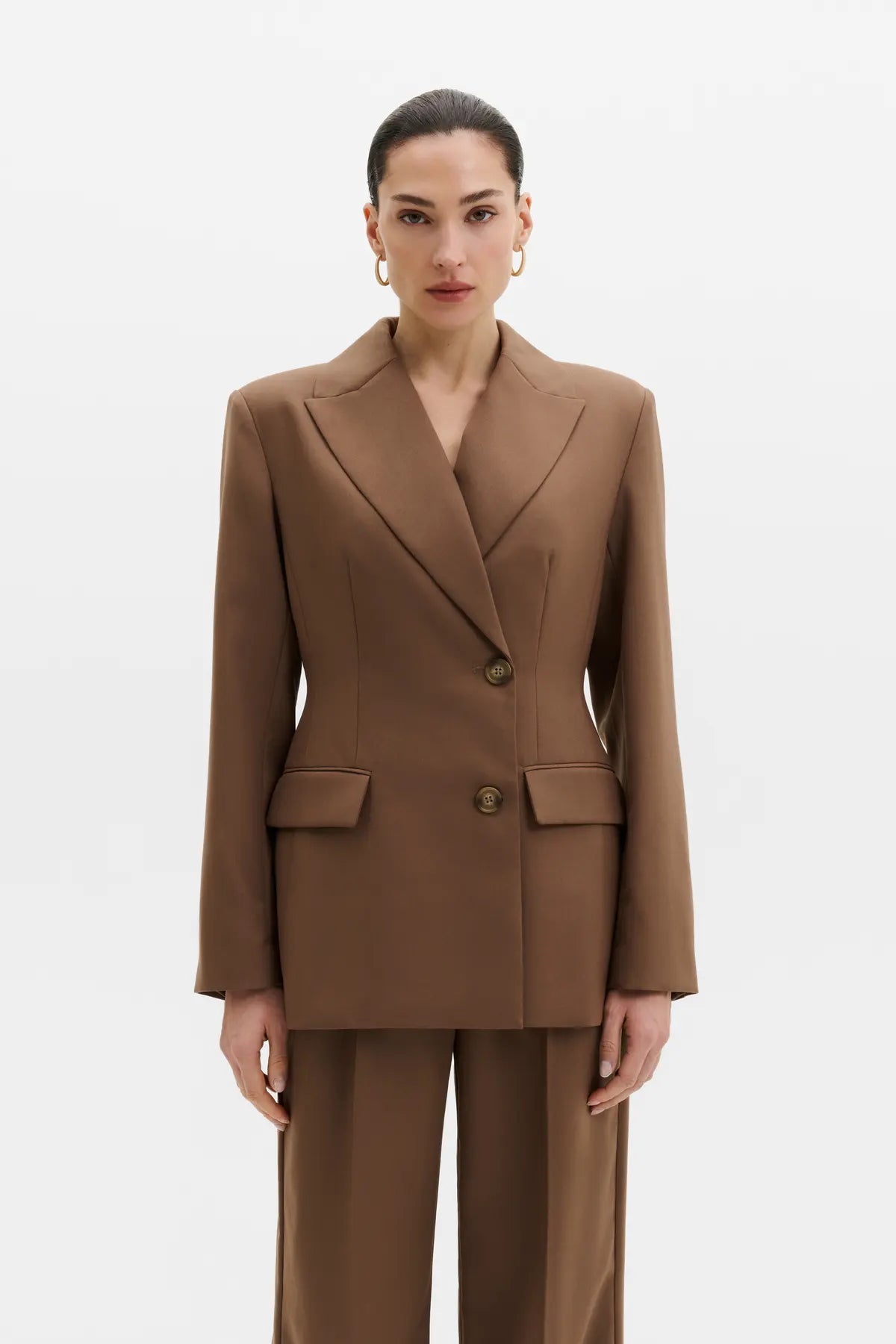 TILLIE BLAZER Asymmetrischer Blazer mit taillierter Passform | MALINA