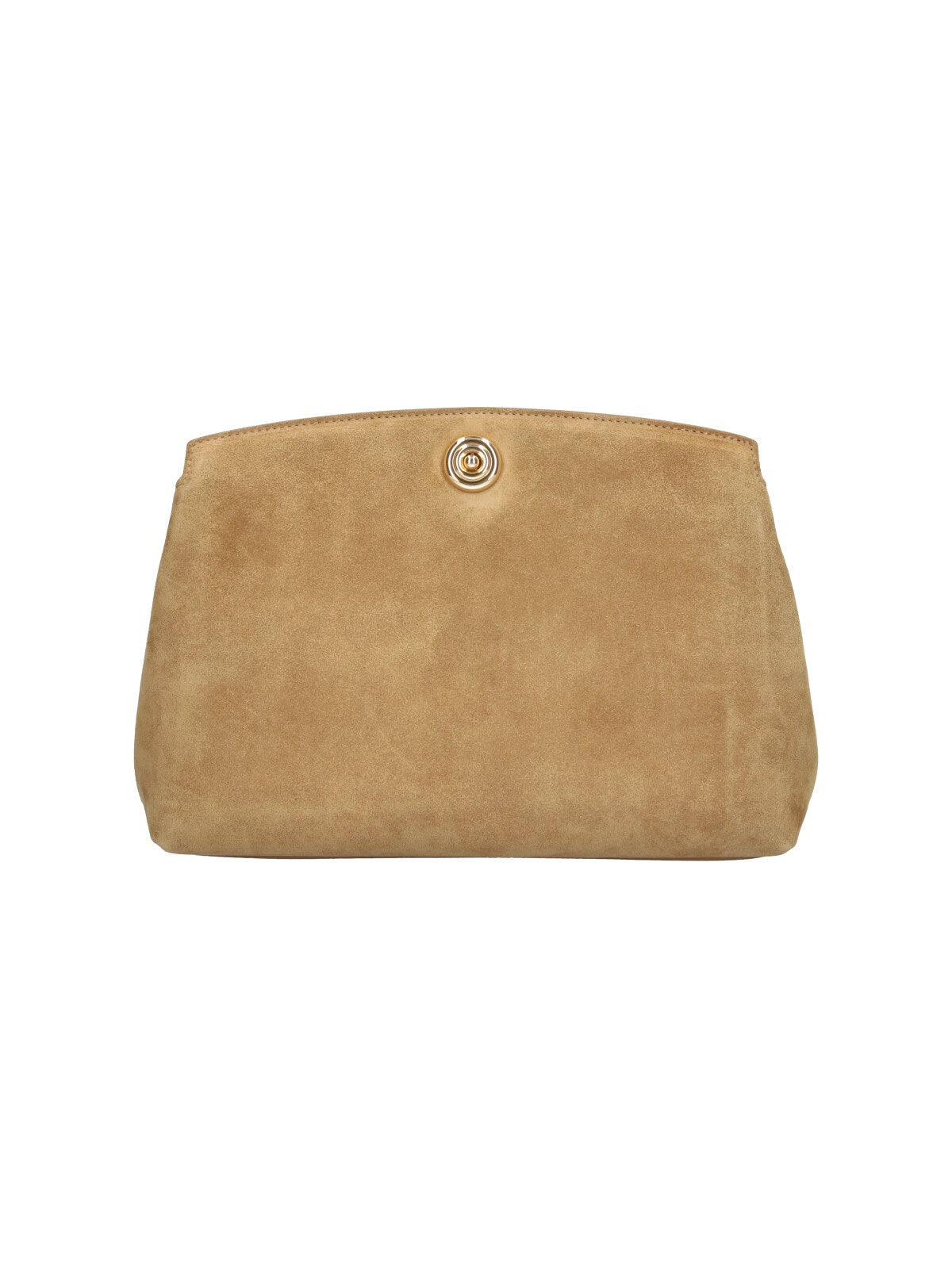 PUSHLOCK TASCHE AUS WILDLEDER in Sand| Liffner