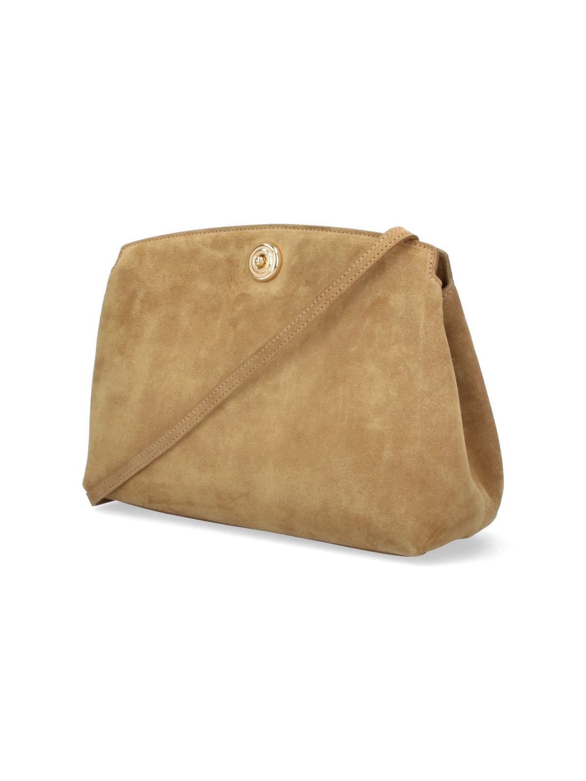PUSHLOCK TASCHE AUS WILDLEDER in Sand| Liffner