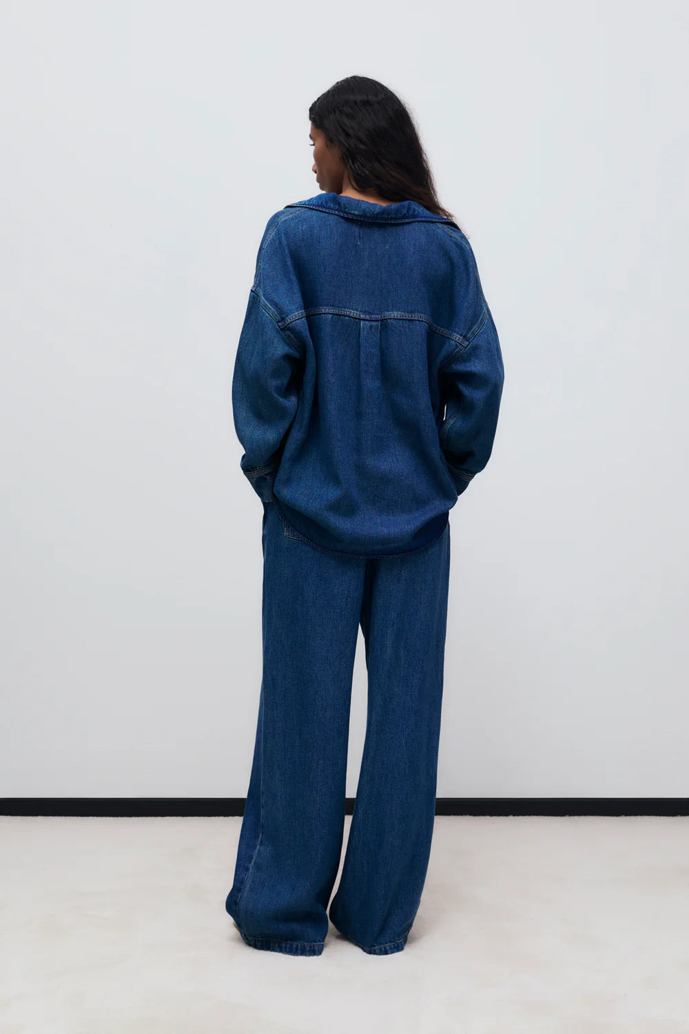TNS Tencel Woman Pant Blue Denim