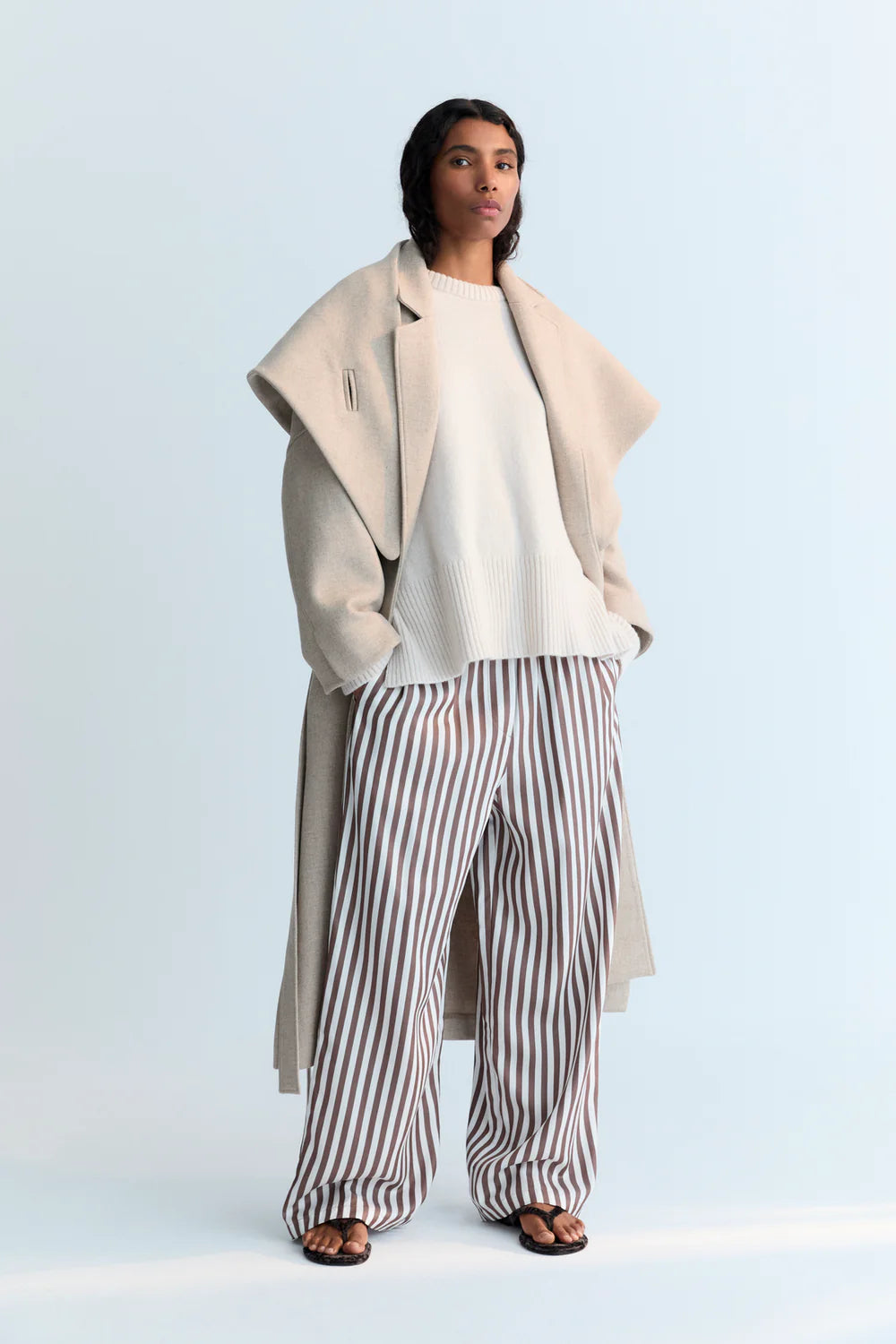 Anika Woman Pants Roast Stripe