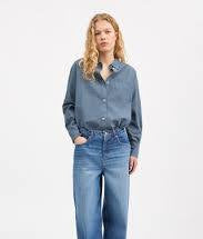 Edgar Shirt in Blue/Cream Mini Check