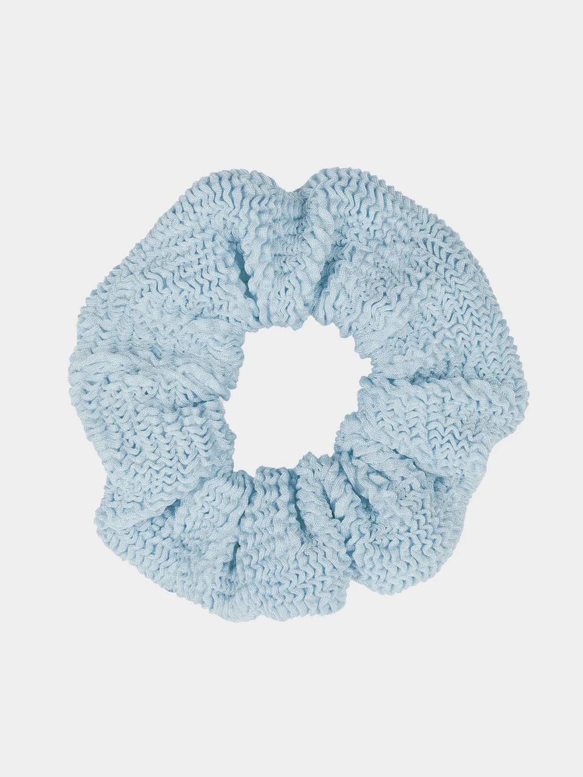 Scrunchie in Metallic Ice Blue