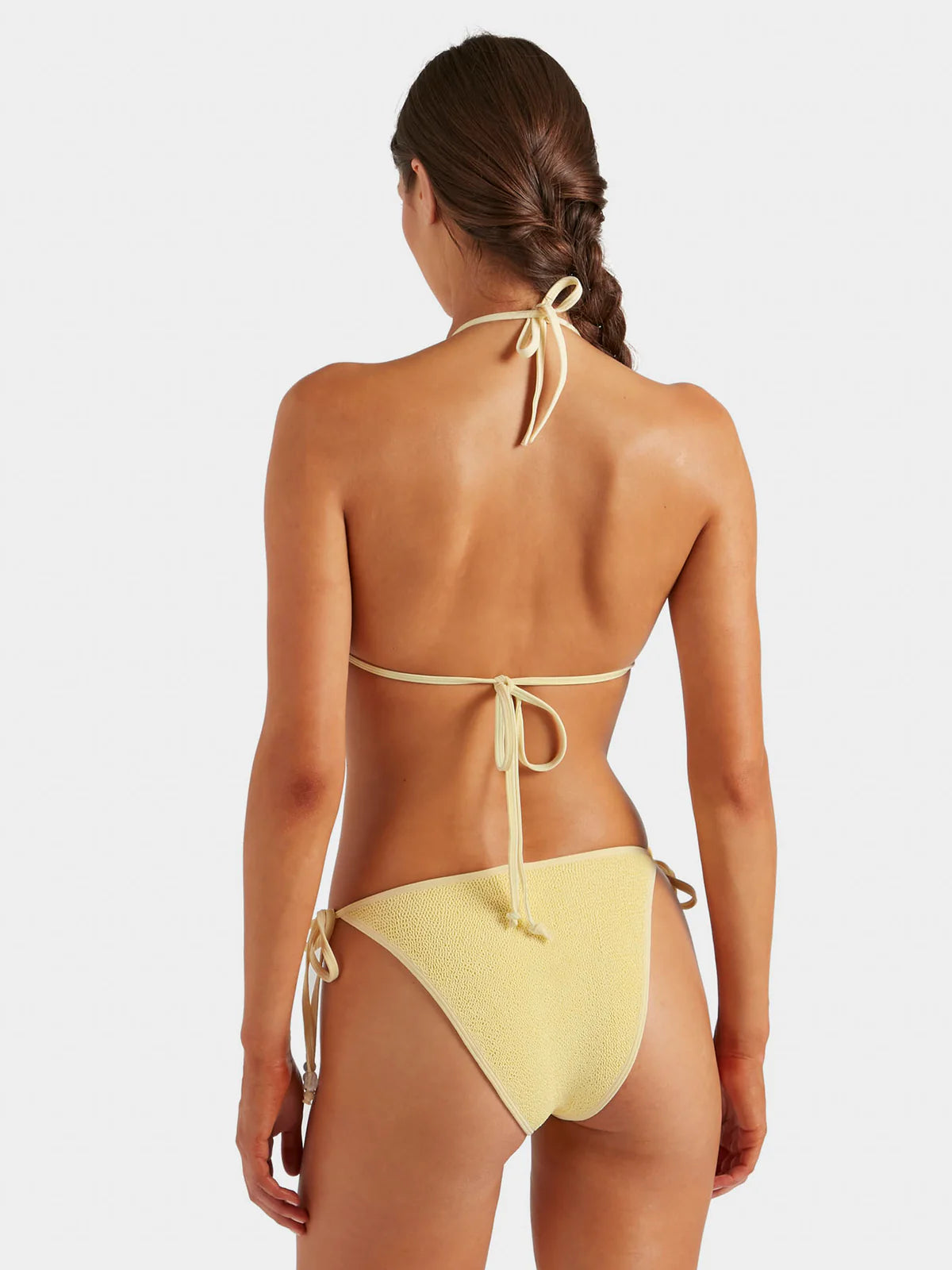 Gina Beaded Bikini in Butter