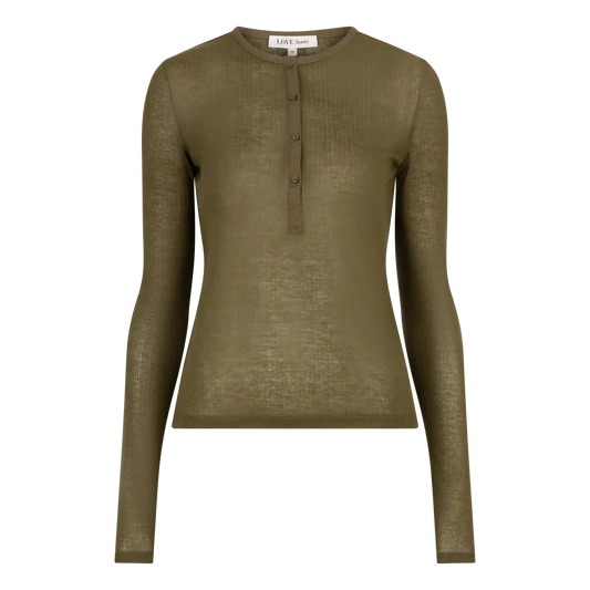 Hudson Langarmshirt in Grün