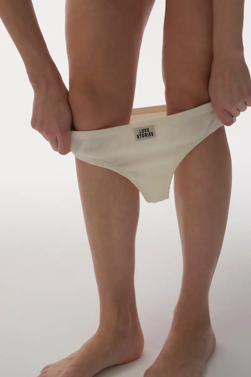 LIMA Bequemer String-Slip in Offwhite