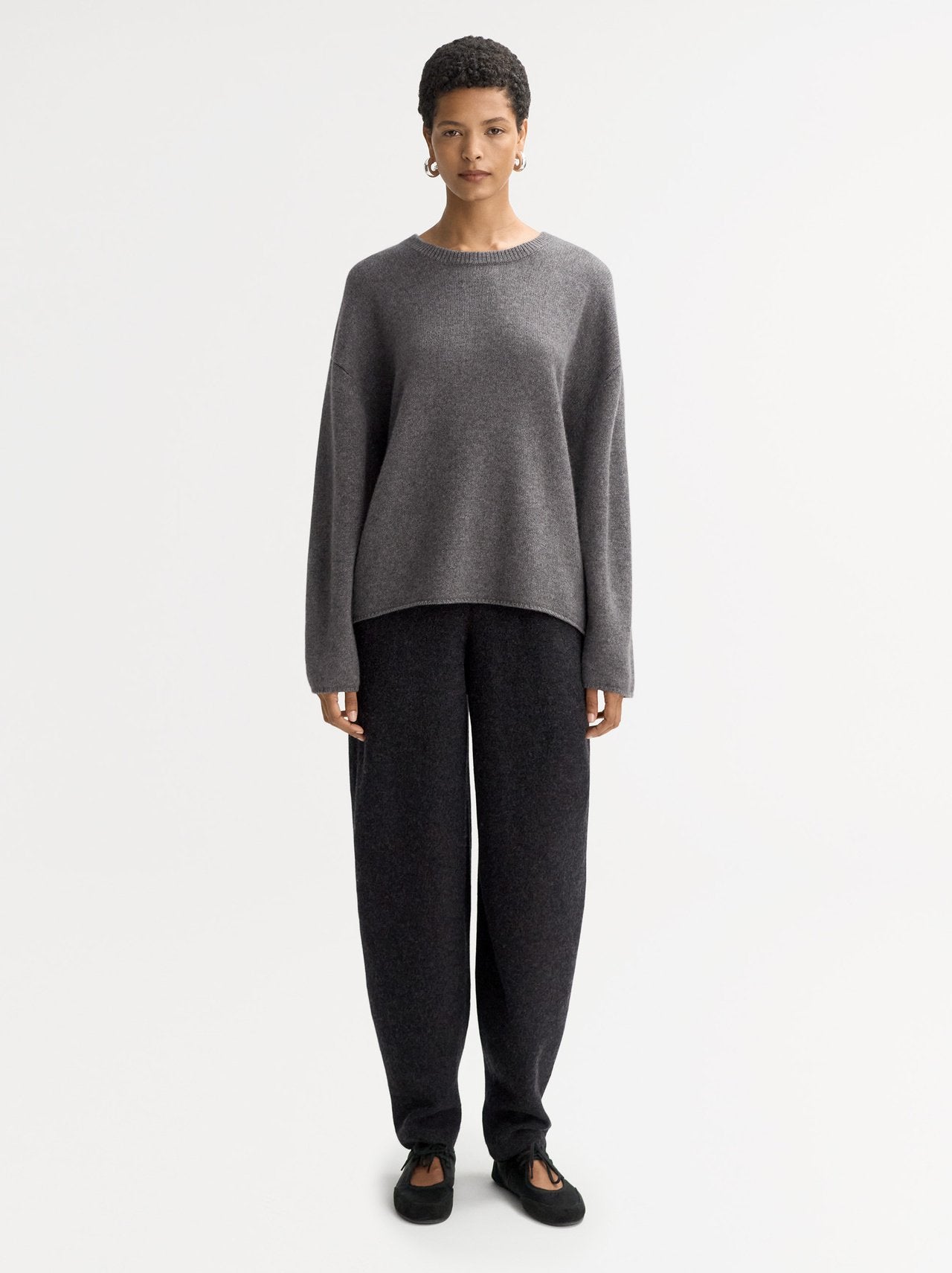 Relaxed fit crewneck - Grey