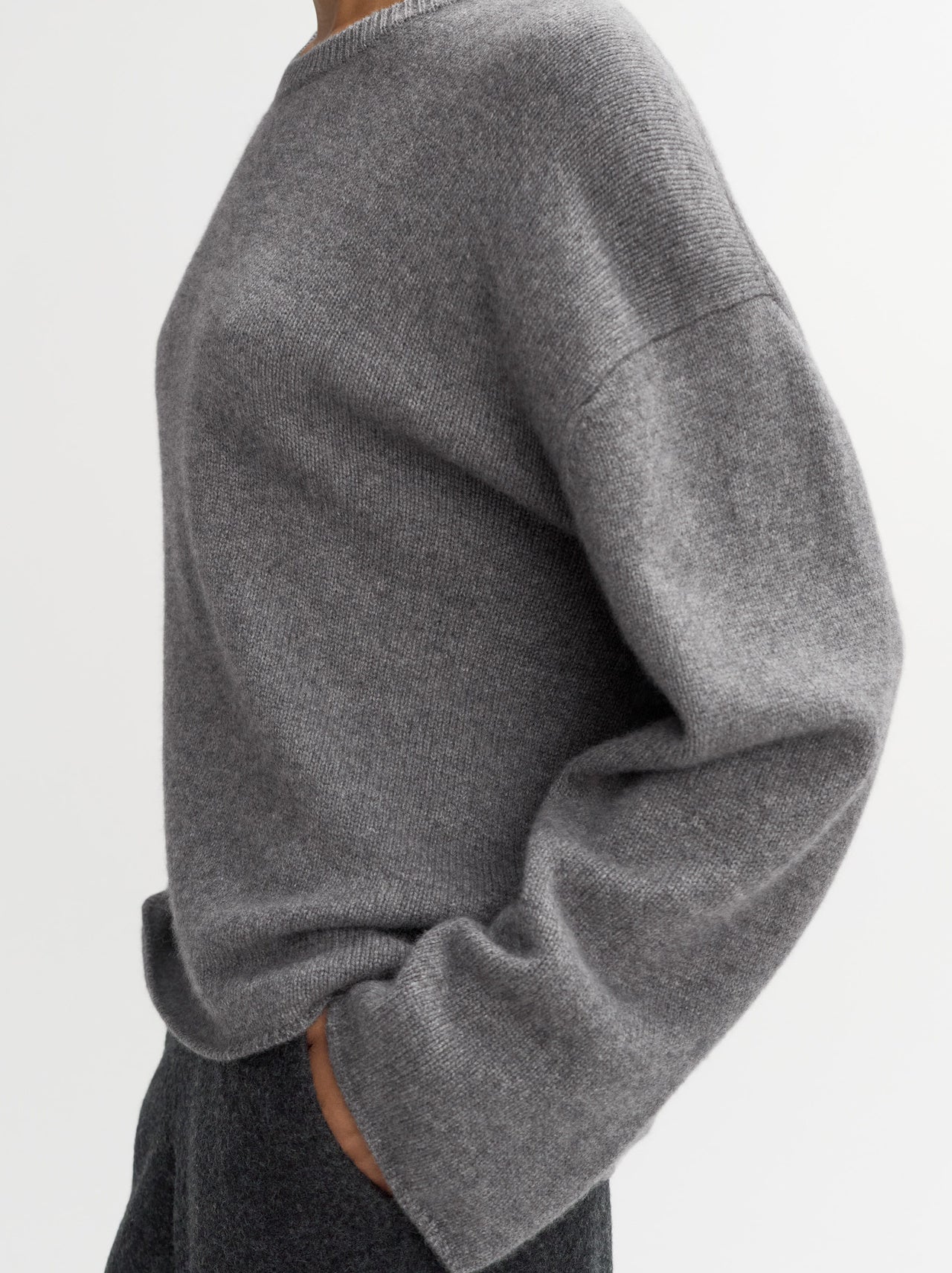 Relaxed fit crewneck - Grey