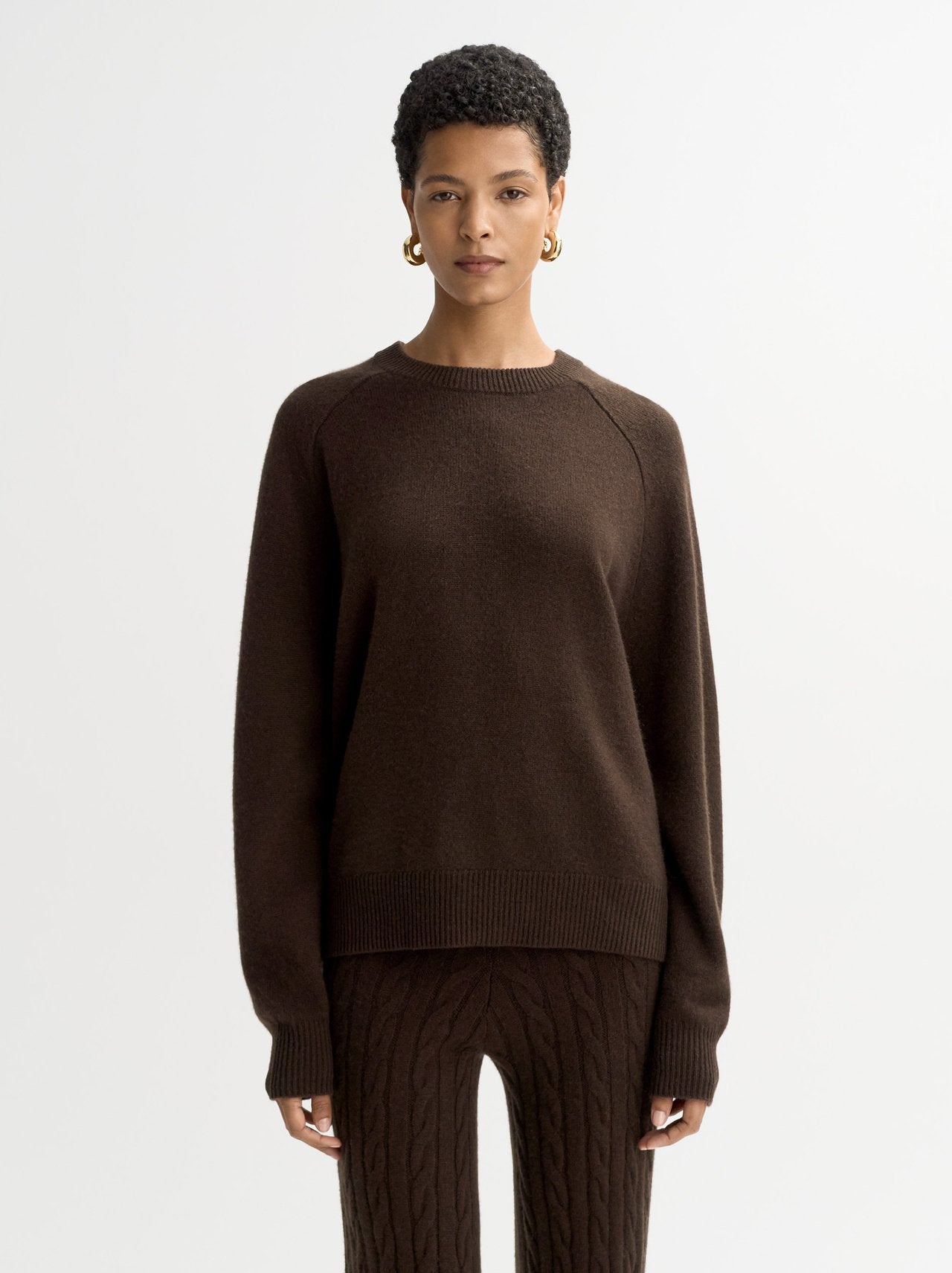 Boyfriend Crewneck in Mocha