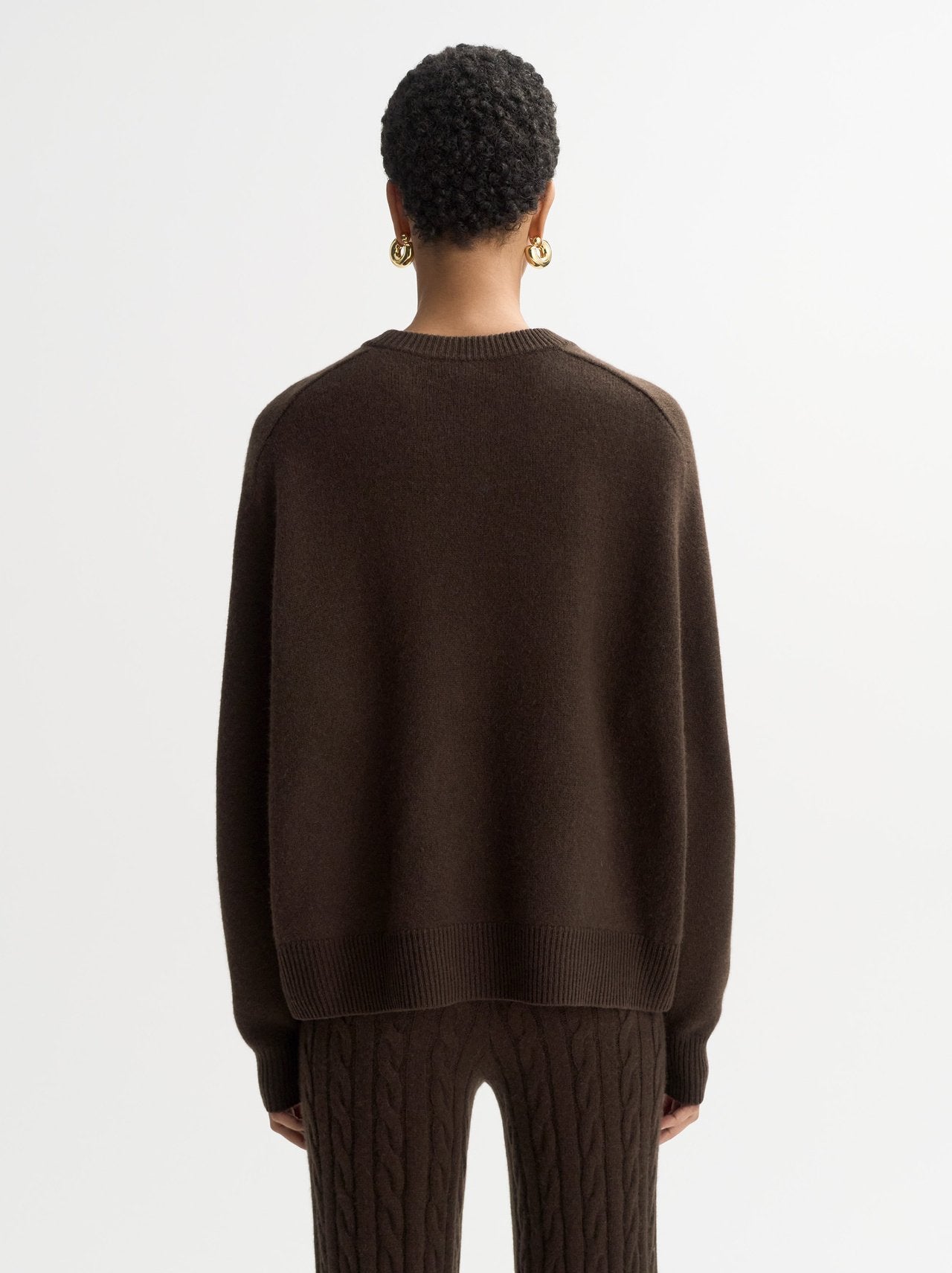 Boyfriend Crewneck in Mocha