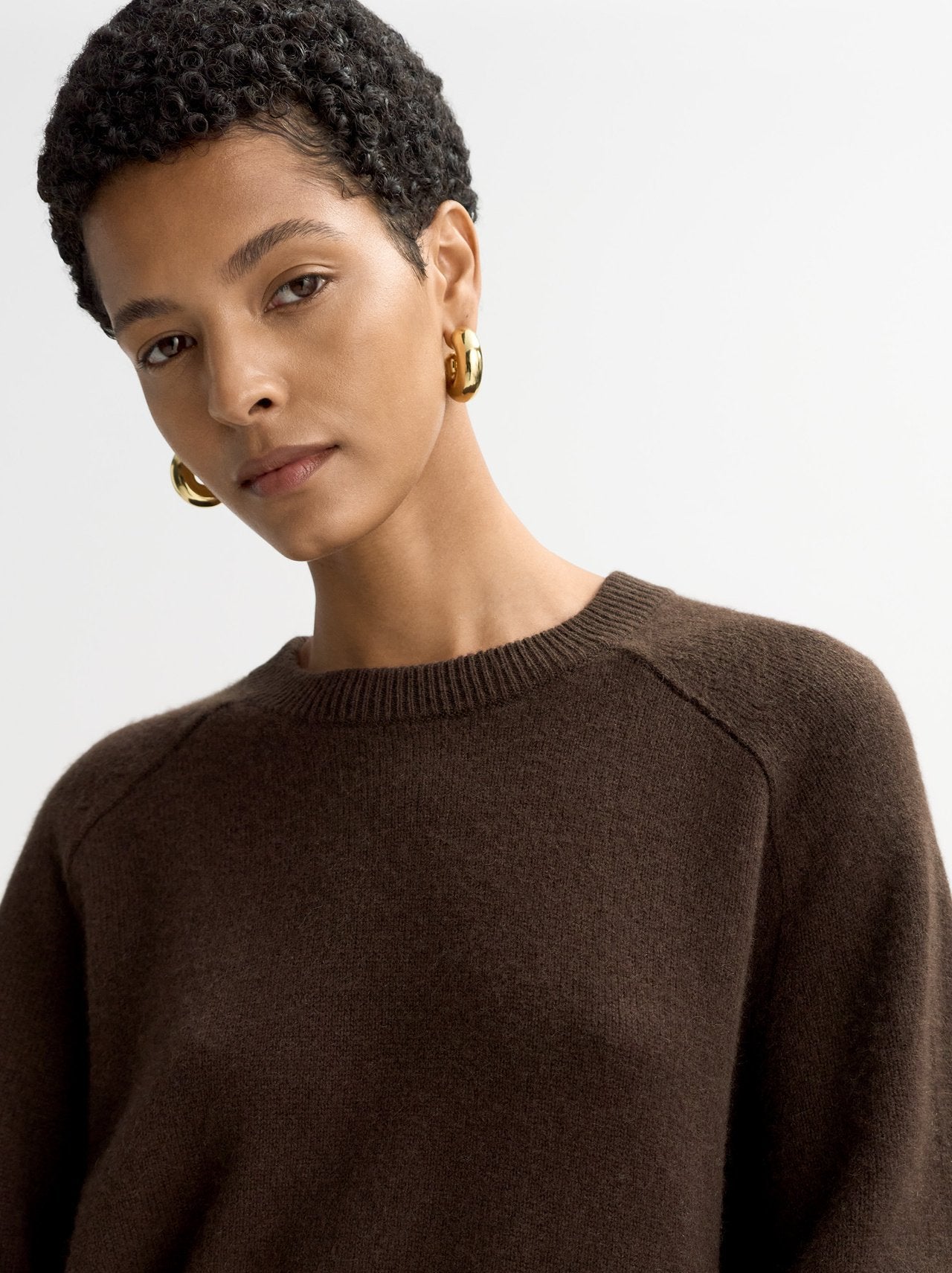 Boyfriend Crewneck in Mocha