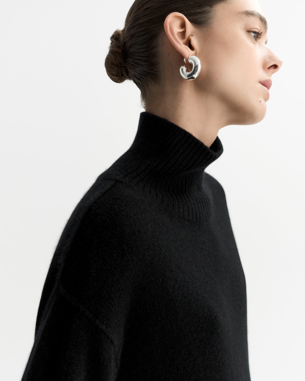 Boyfriend Turtleneck - Black