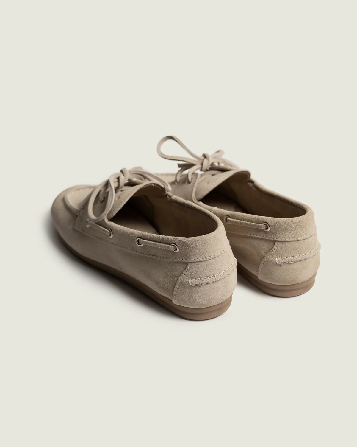 Boat Loafer Brushed Suede | Light Taupe