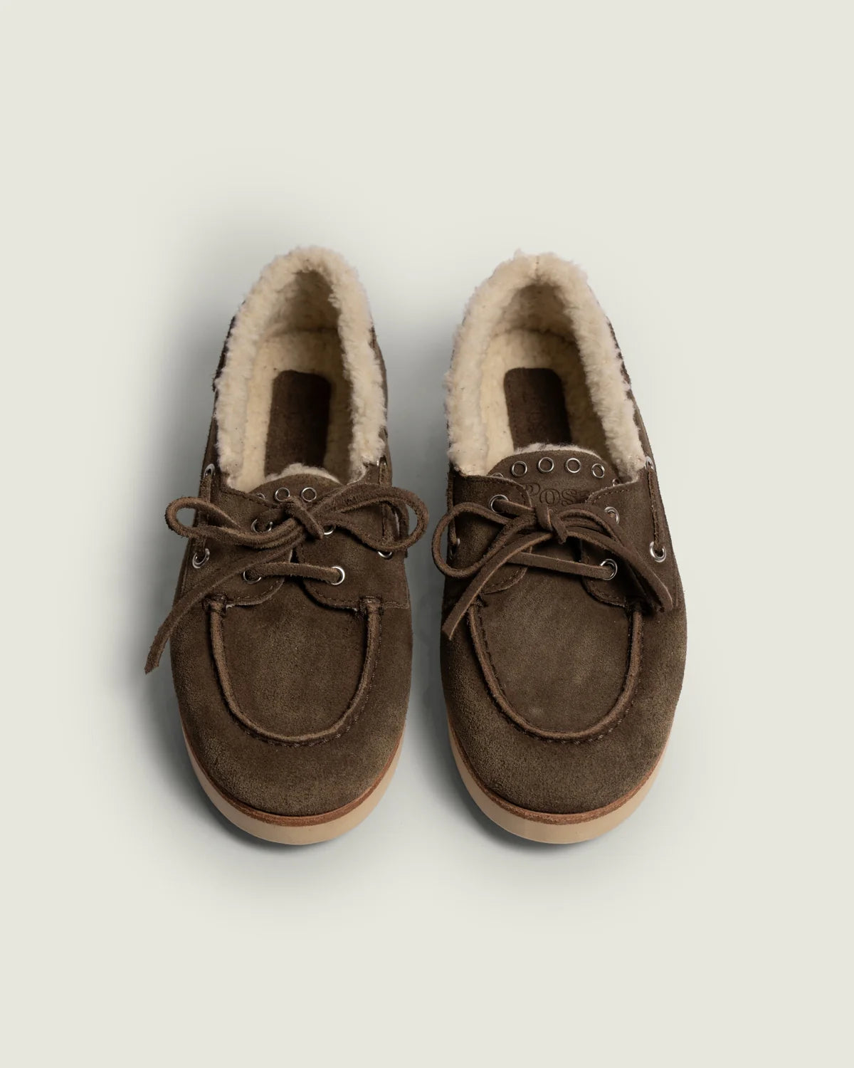 Deck Loafer Shearling | Dark Brown