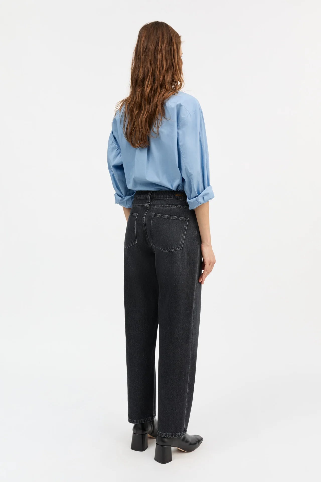 Allison cropped jeans - Vintage washed black