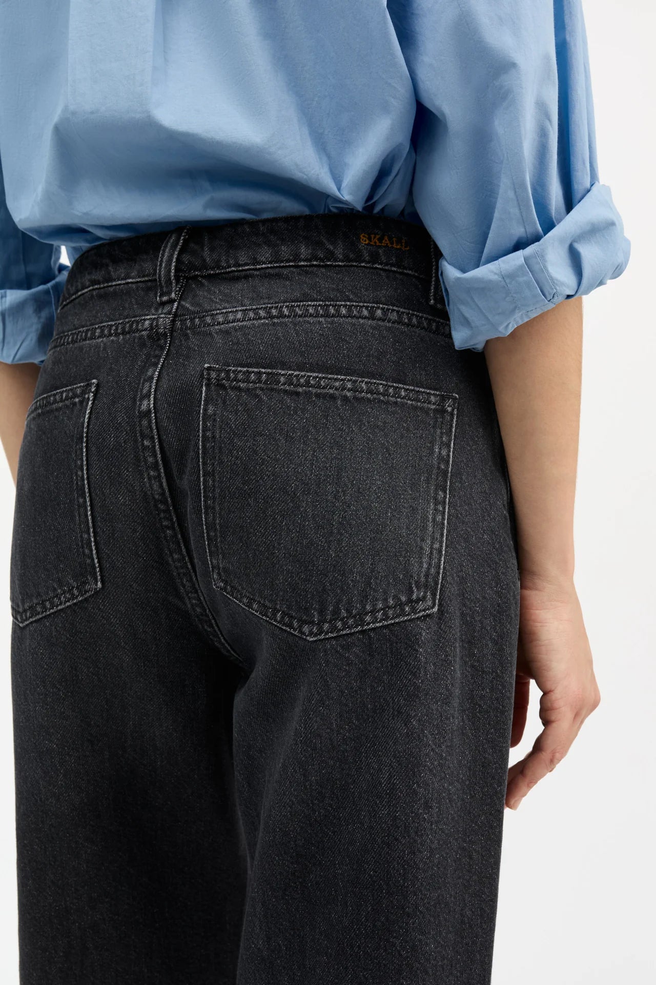 Allison cropped jeans - Vintage washed black