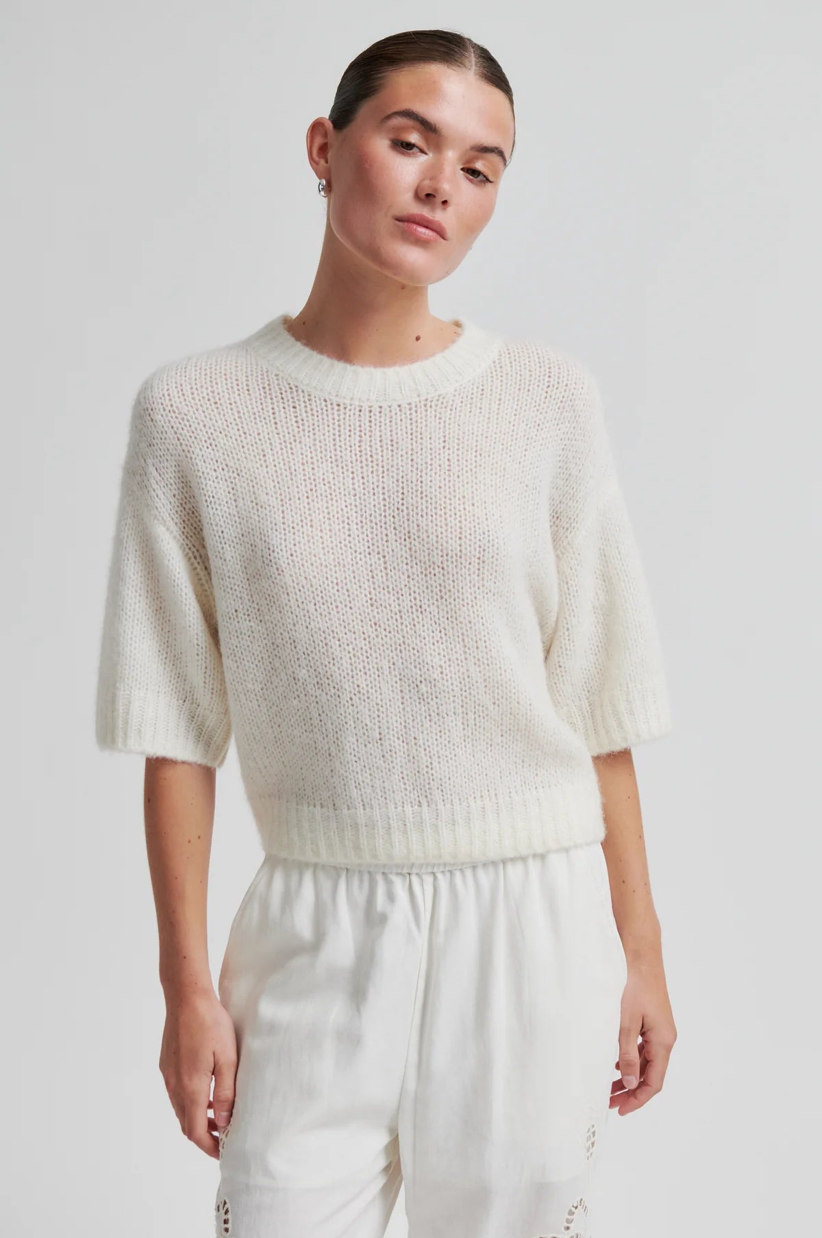 Silia Knit SS O-Neck | Second Female