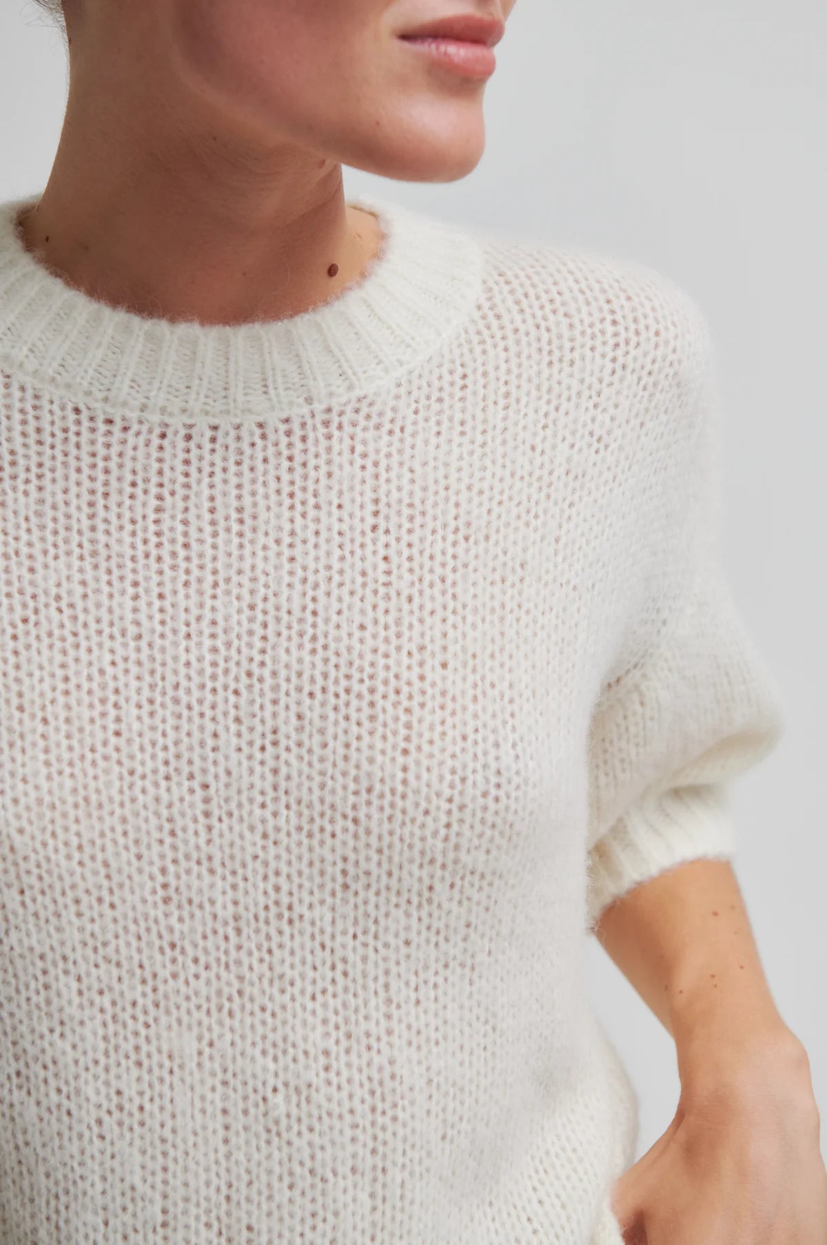 Silia Knit SS O-Neck | Second Female
