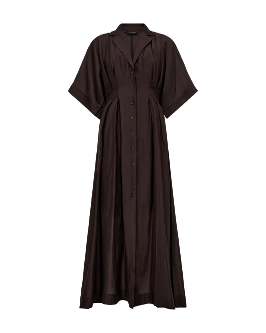 CMMOLLY - KLEID IN BRAUN