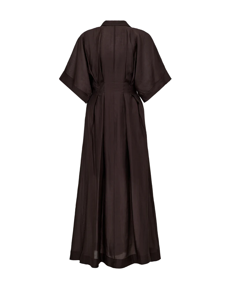 CMMOLLY - KLEID IN BRAUN