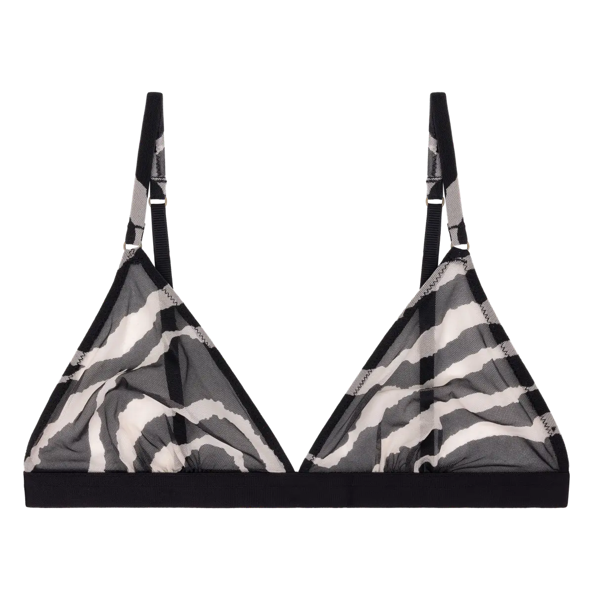 UMA triangle bralette Classic Zebra