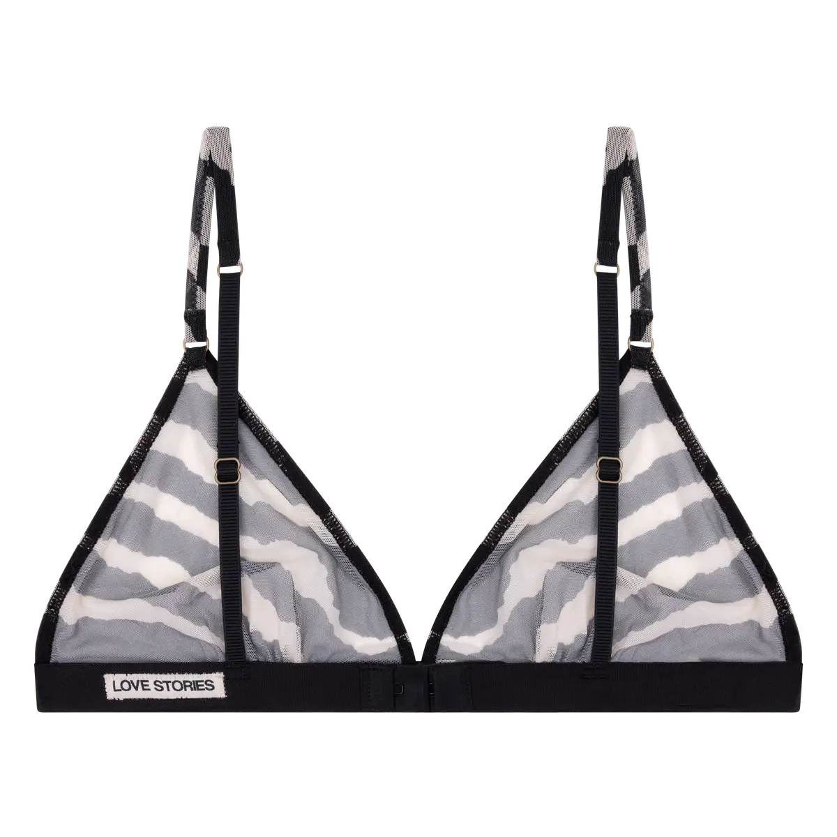 UMA triangle bralette Classic Zebra