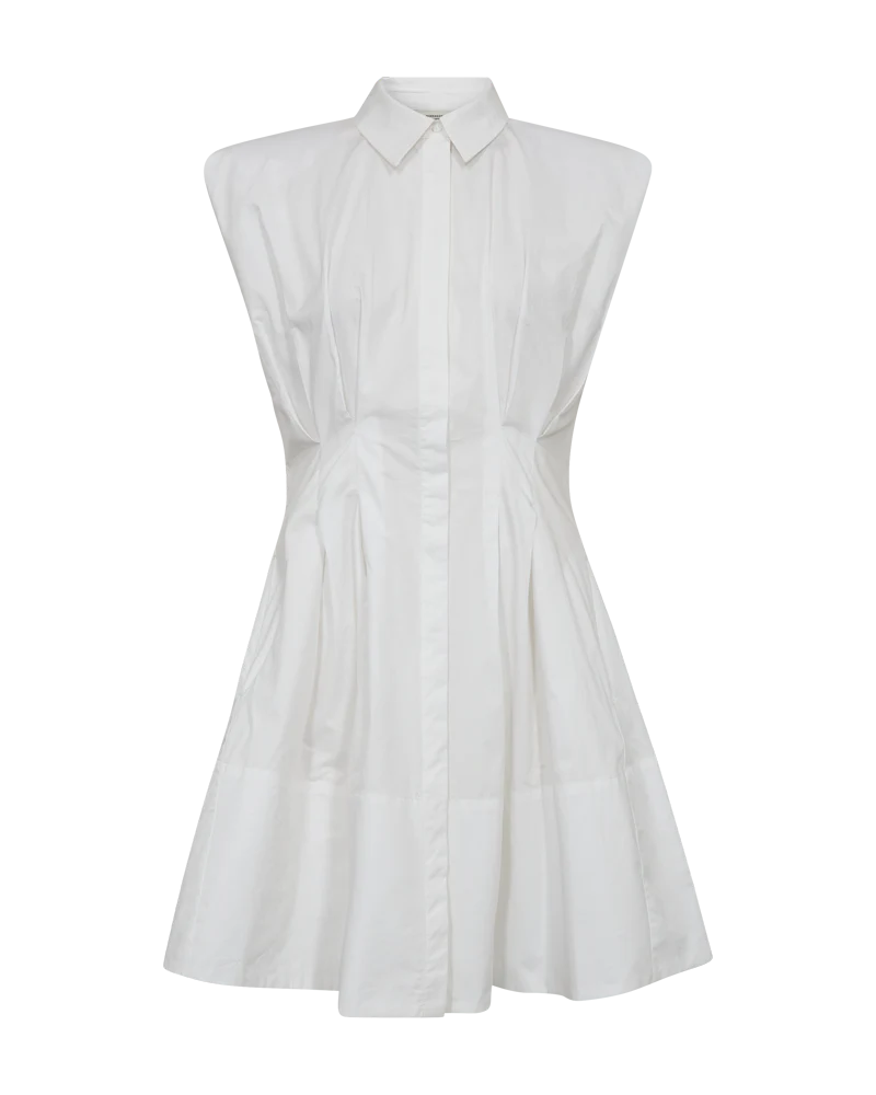 CMSHIRLEY – KURZES HEMDKLEID IN WEISS