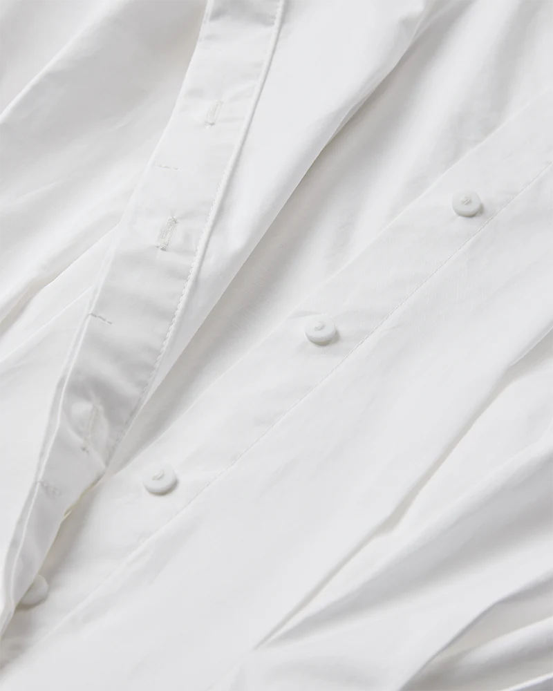 CMSHIRLEY – KURZES HEMDKLEID IN WEISS