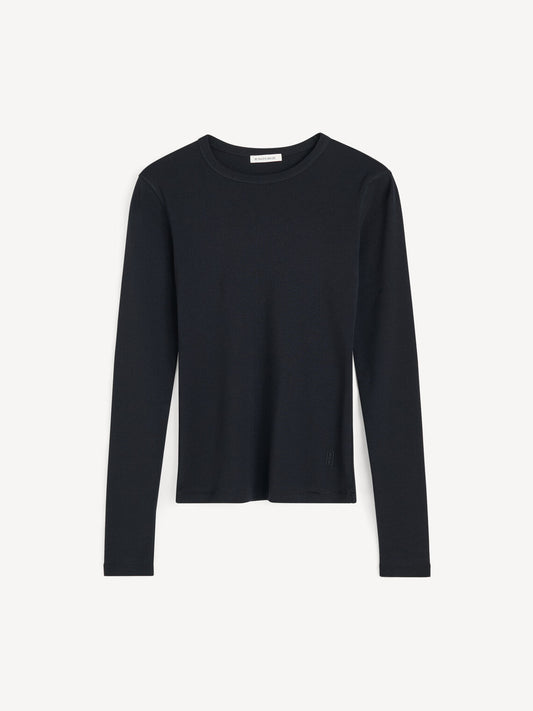 Brita Flat Bio-Baumwoll-Langarm-T-Shirt | By Malene Birger