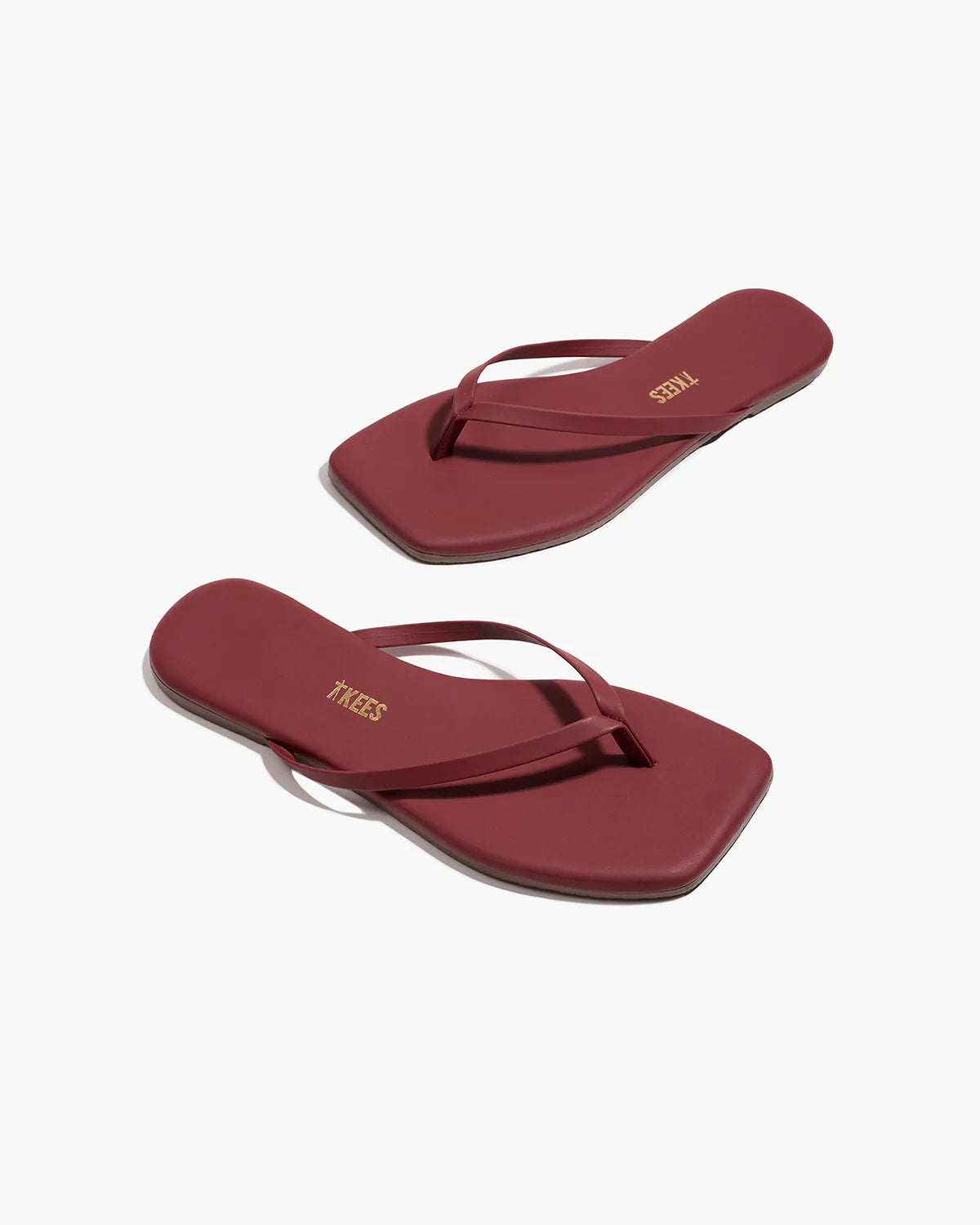 Square Toe Lilly in Burgundy | TKEES
