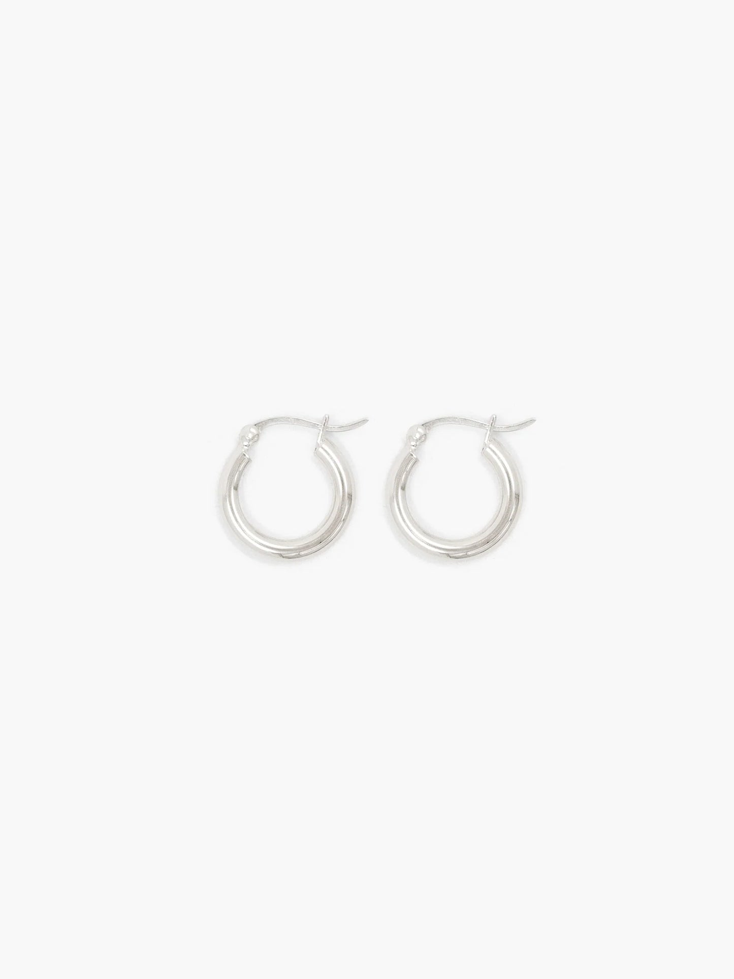 Oda Small Hoops Silver