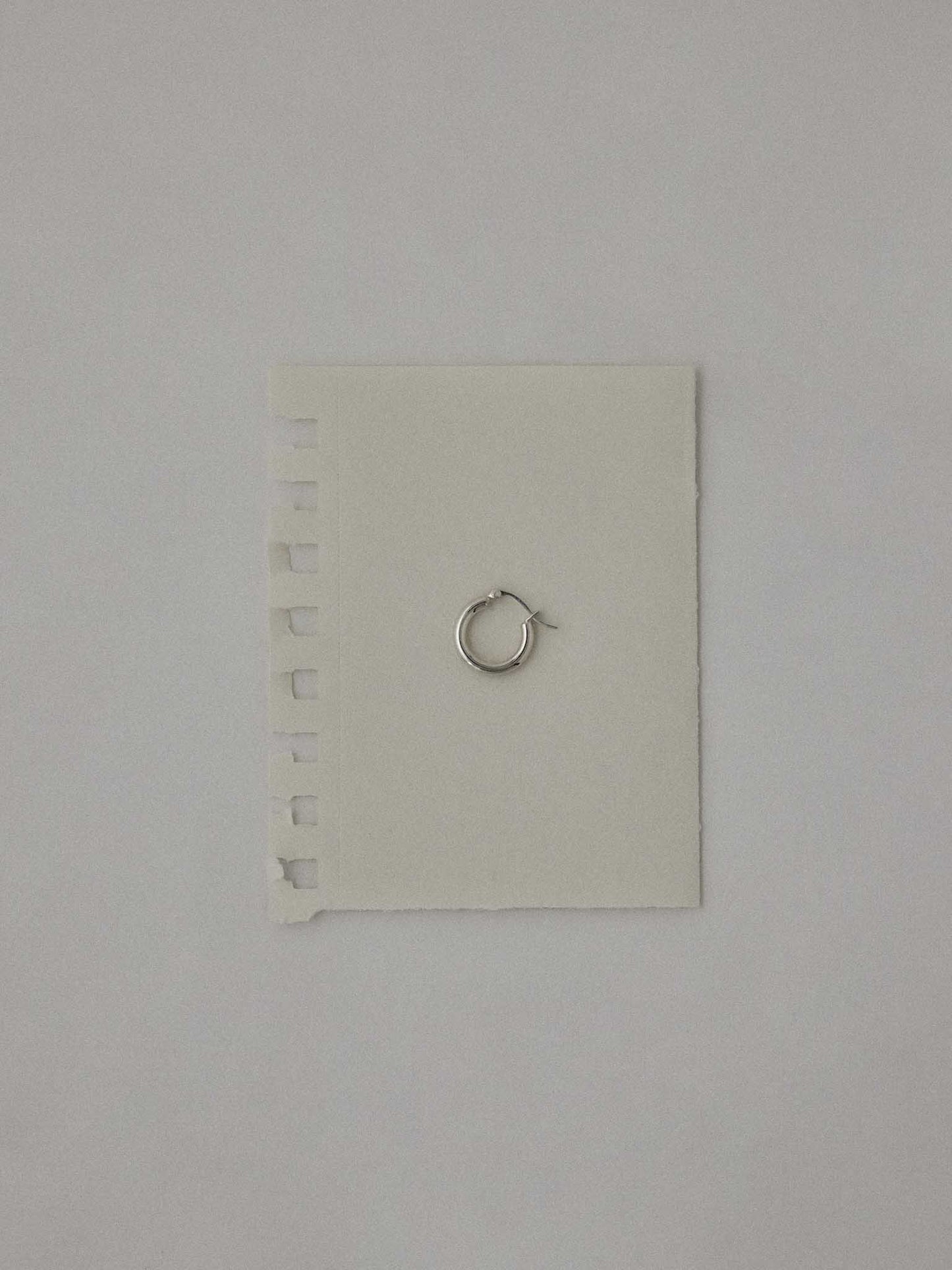 Oda Small Hoops Silver