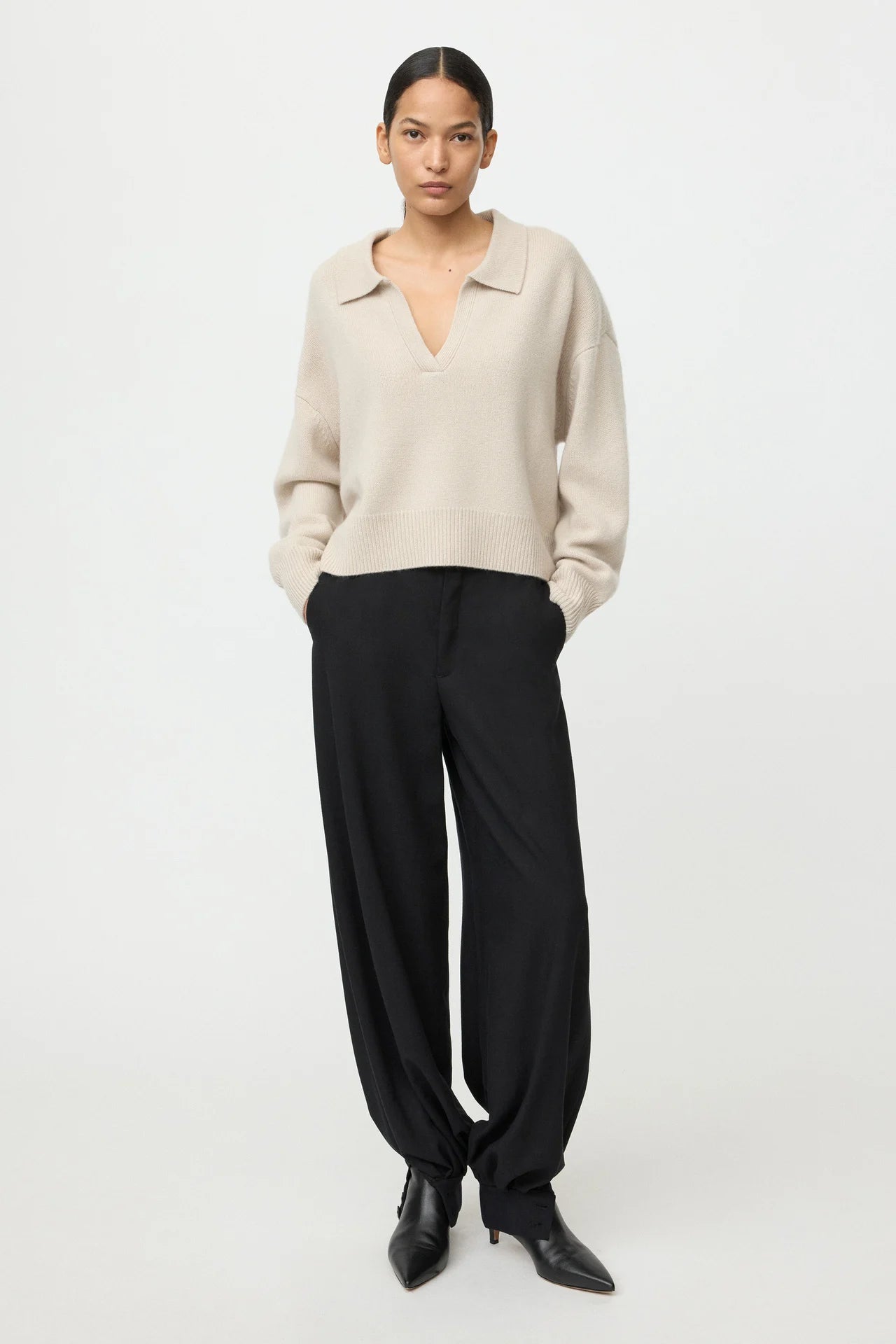 Poloshirt Pullover - Chulk | SOFT GOAT