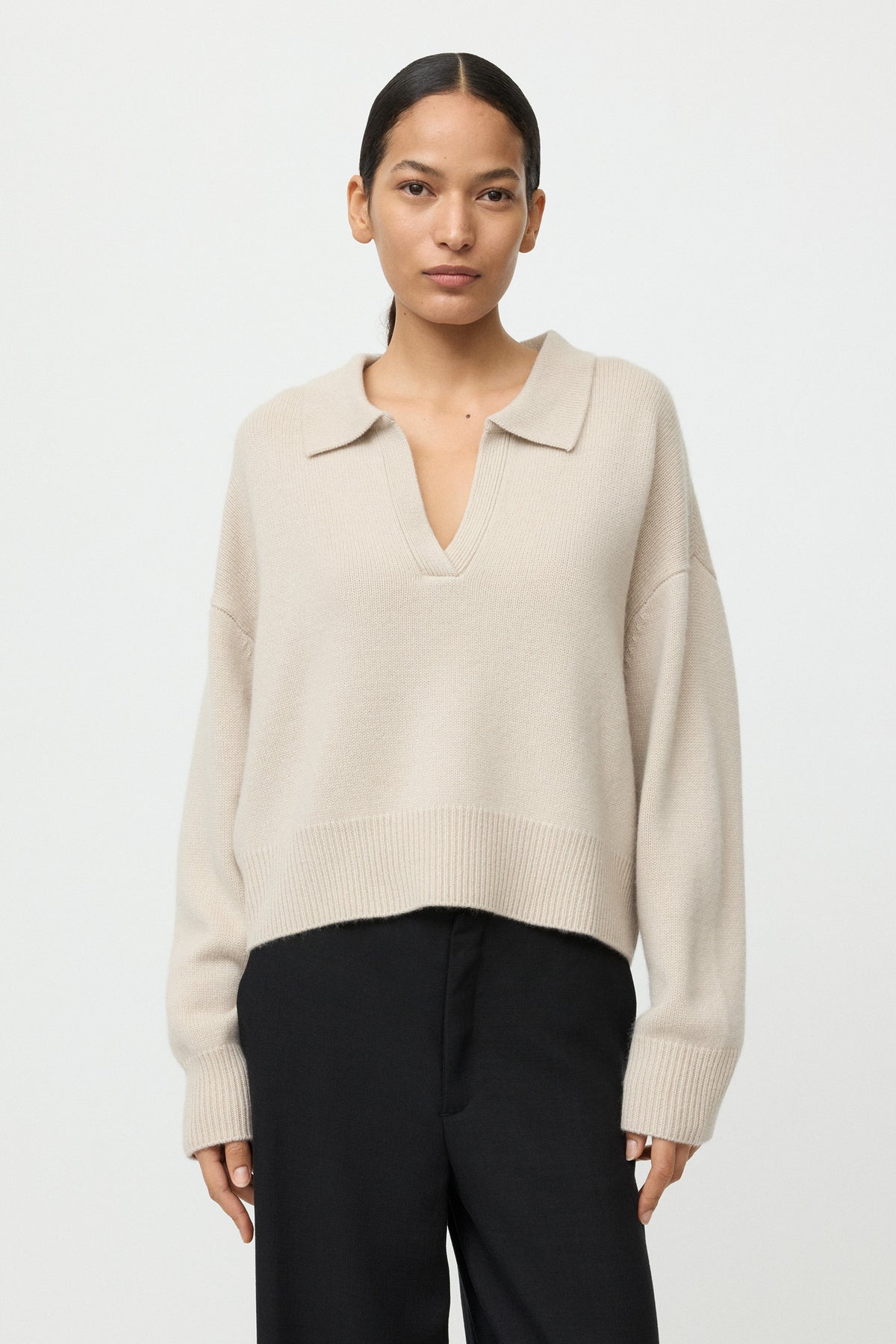 Poloshirt Pullover - Chulk | SOFT GOAT