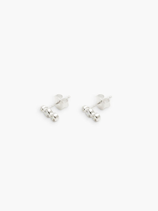 Odile Studs - Silver