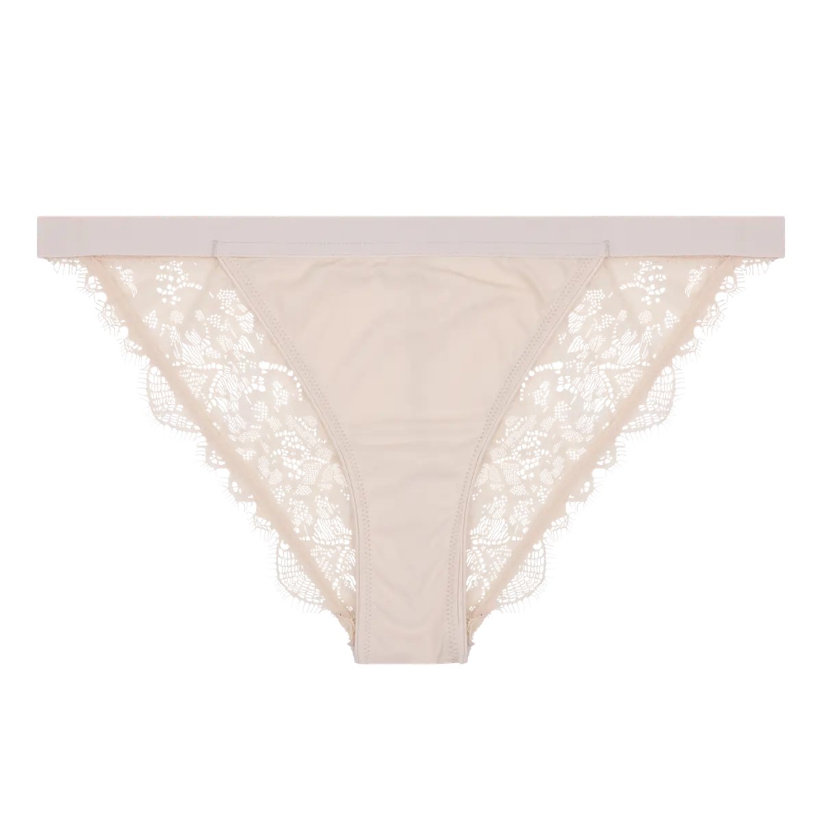 WILD ROSE Comfortable lace briefs in Offwhite