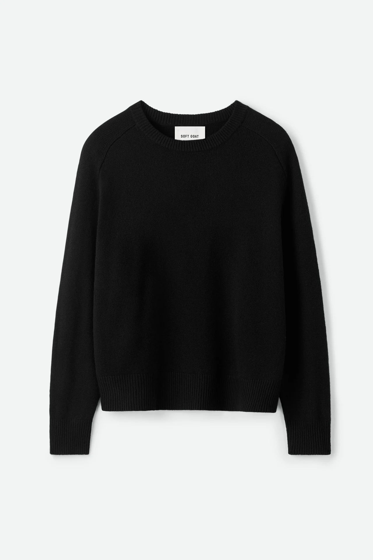 Boyfriend crewneck - black | SOFT GOAT