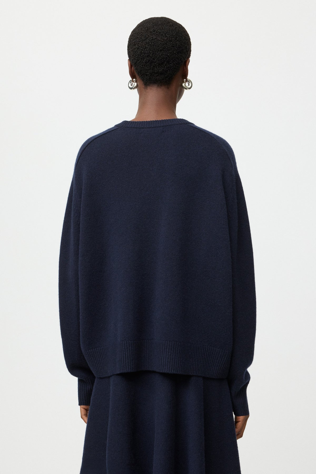 Boyfriend crewneck - Navy | SOFT GOAT