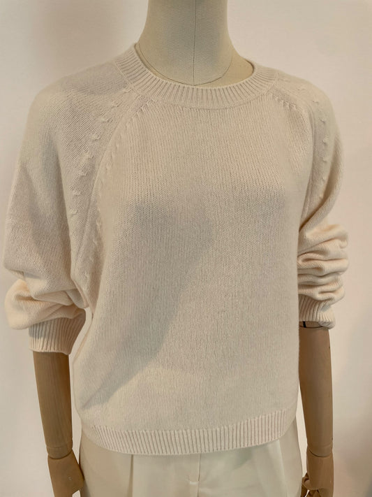 BIRTHE in Offwhite | GREY MARL