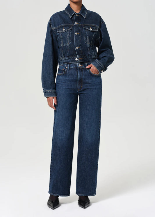HARPER STRAIGHT JEAN (comfort Stretch) in Echo