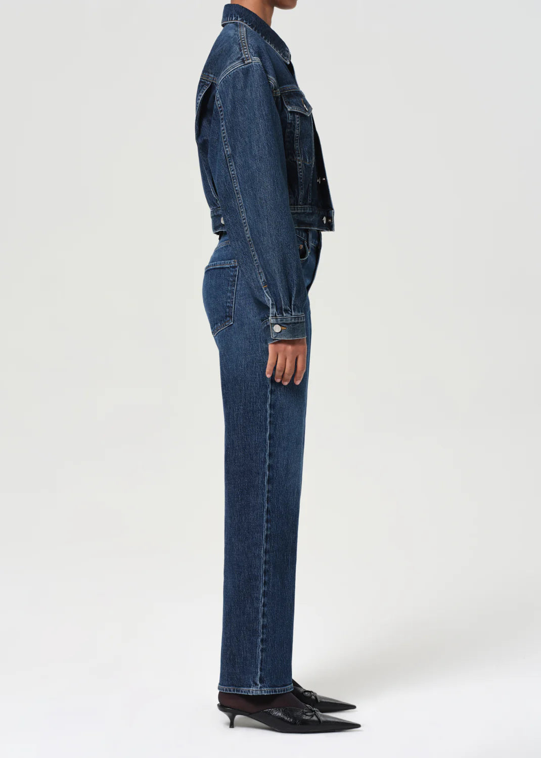 HARPER STRAIGHT JEAN (comfort Stretch) in Echo