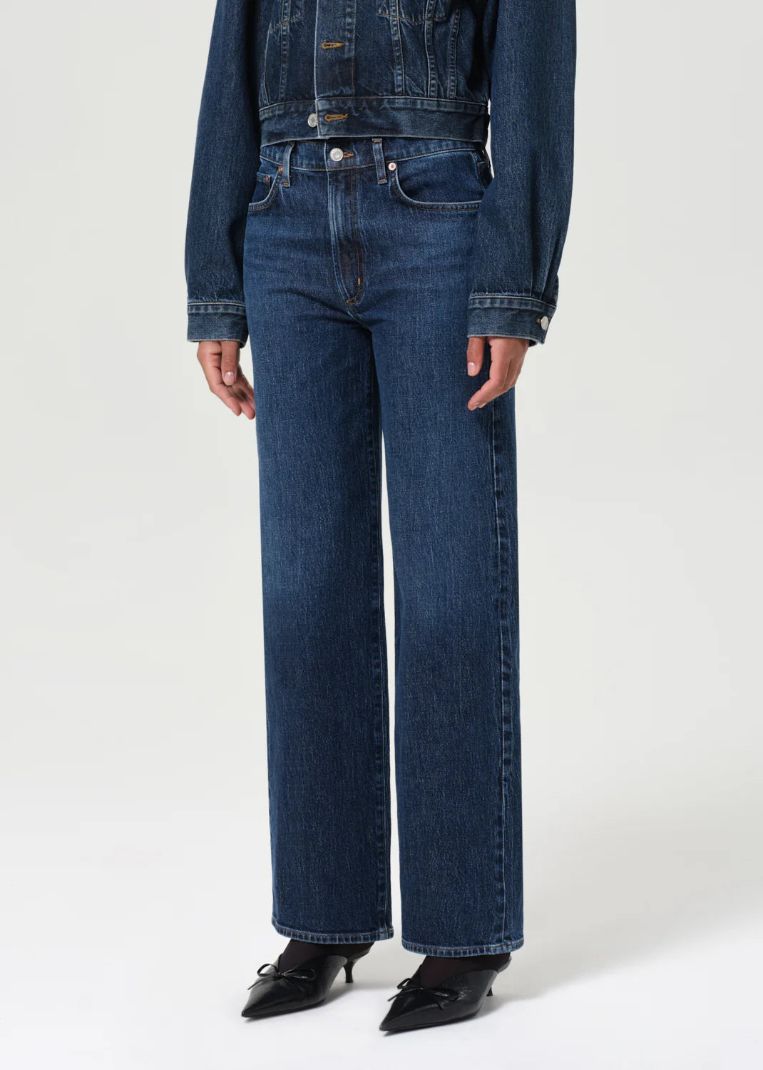 HARPER STRAIGHT JEAN (comfort Stretch) in Echo
