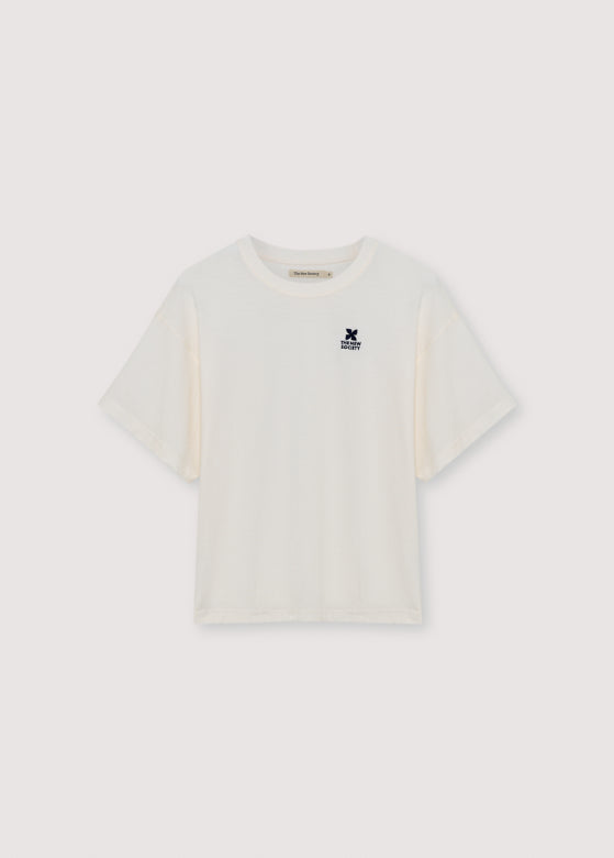 Tns Logo Woman T-Shirt Ecru