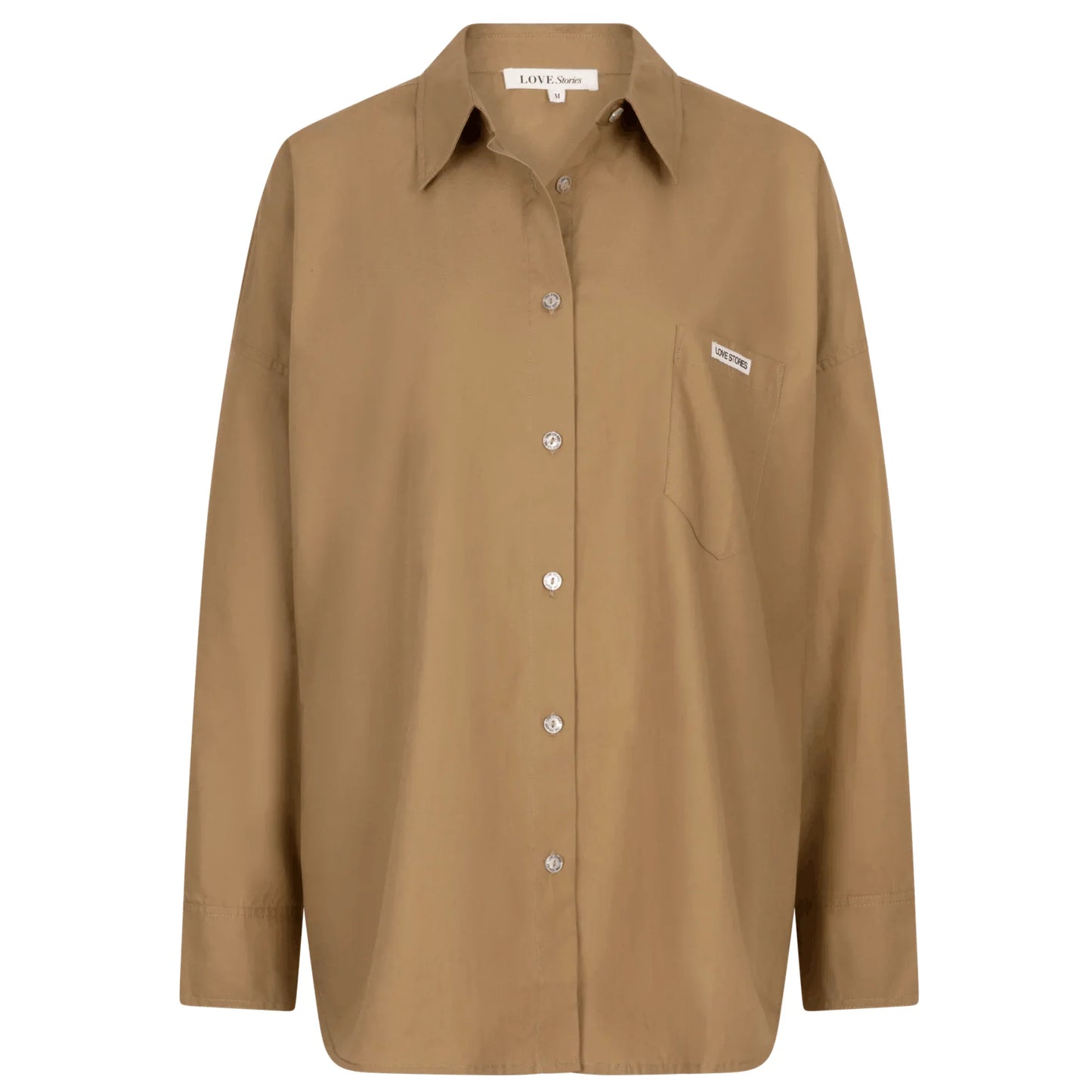 HAILEY Buttoned long sleeve shirt in Bronze